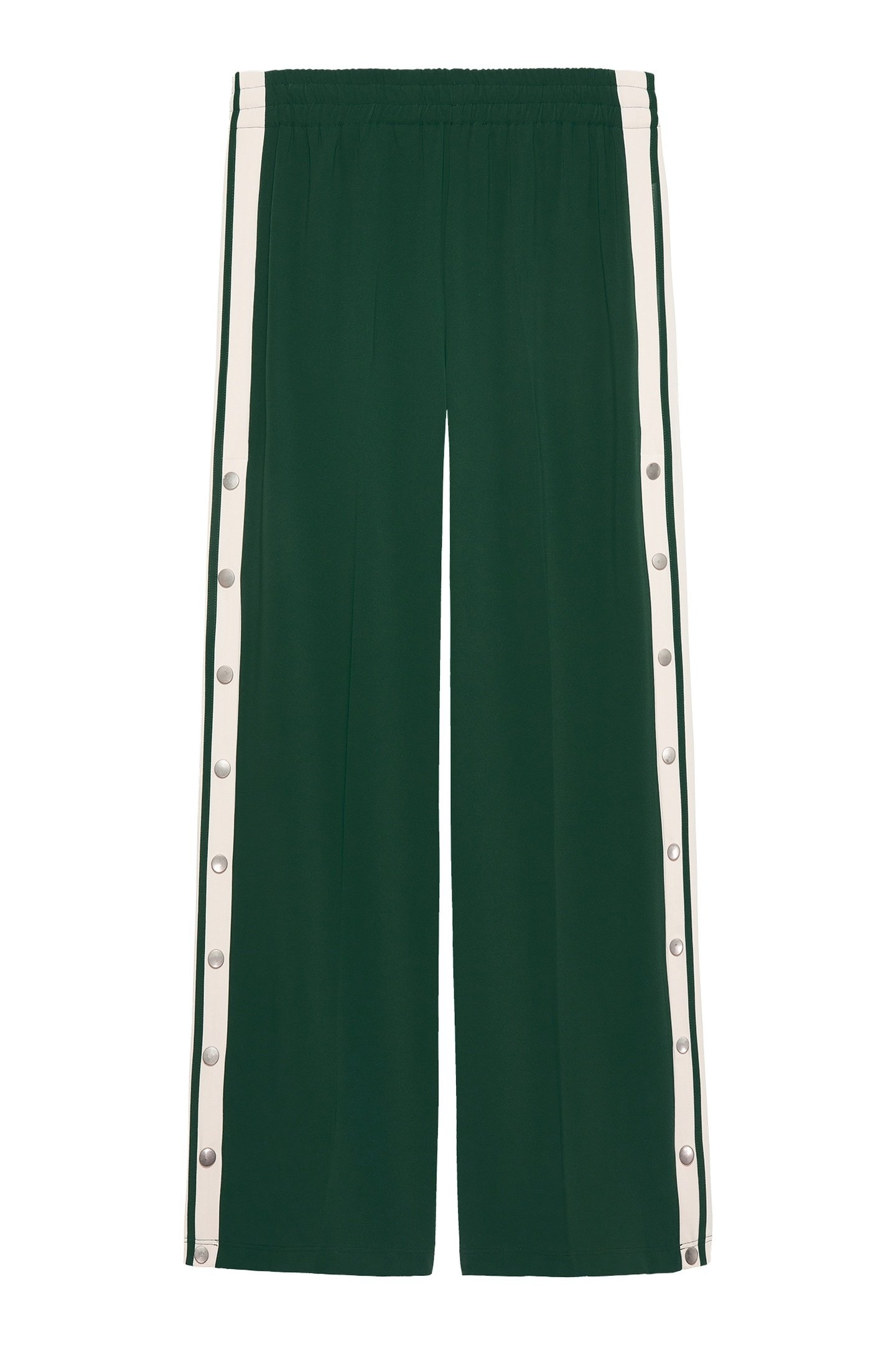 SIDE BUTTON TRACKSUIT TROUSERS PINE FOREST 5