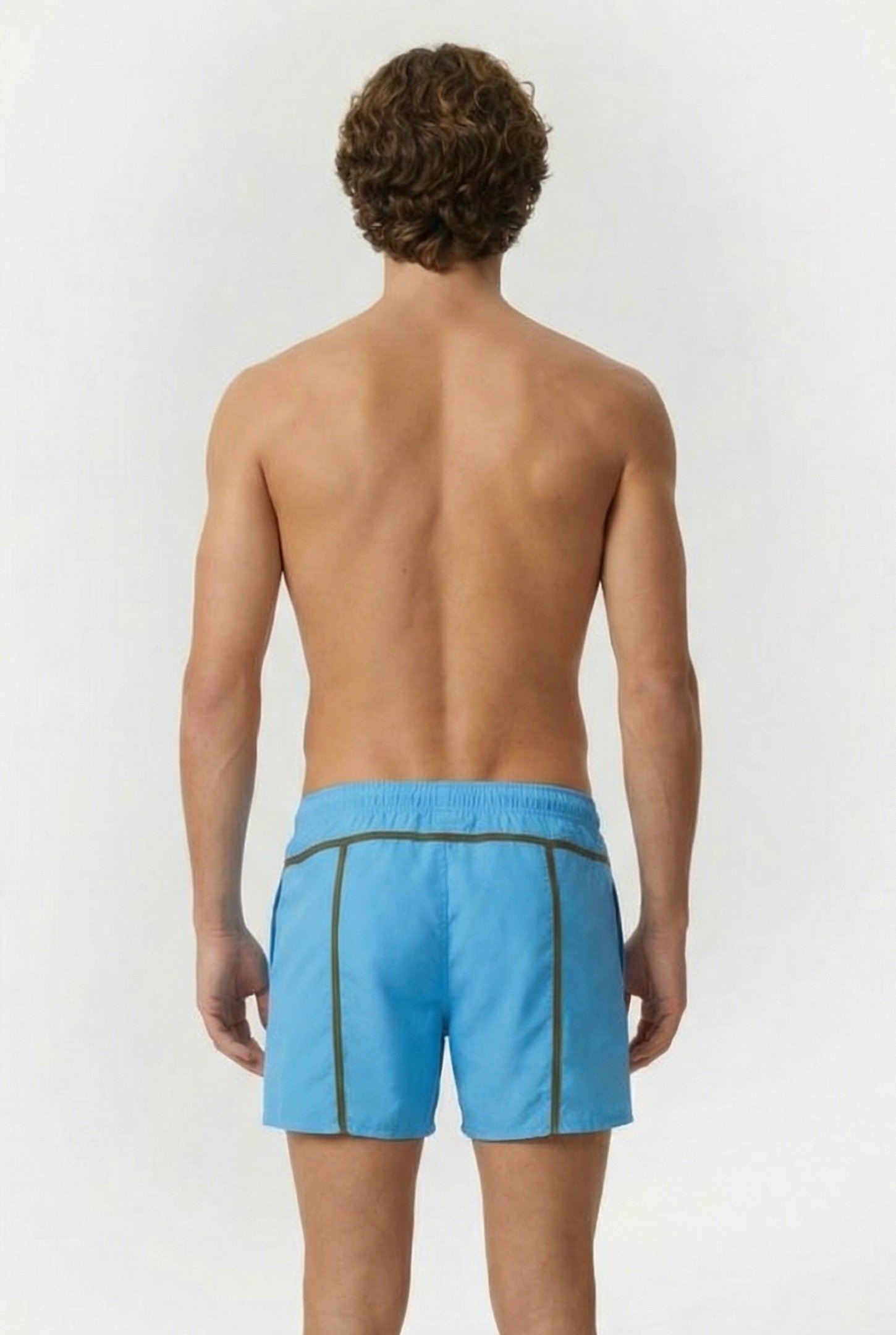 MEN'S ARENA PRO_FILE BEACH SHORT TURQUOISE-DARK OLIVE 2