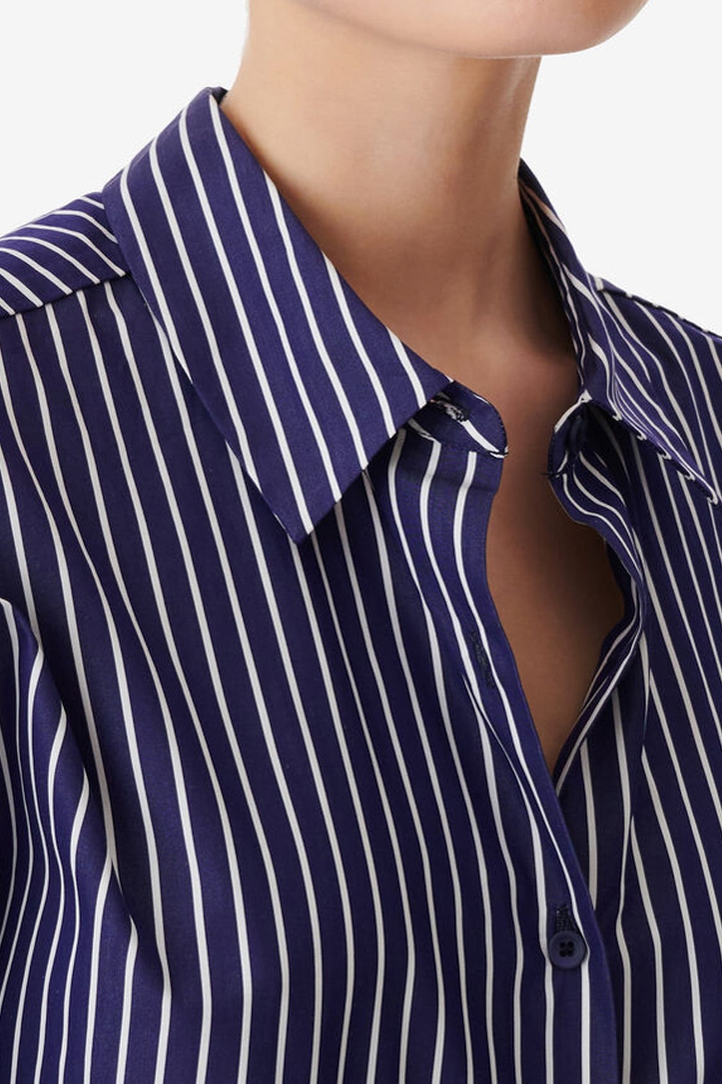 ATKIN SHIRT NAVY/WHITE 5