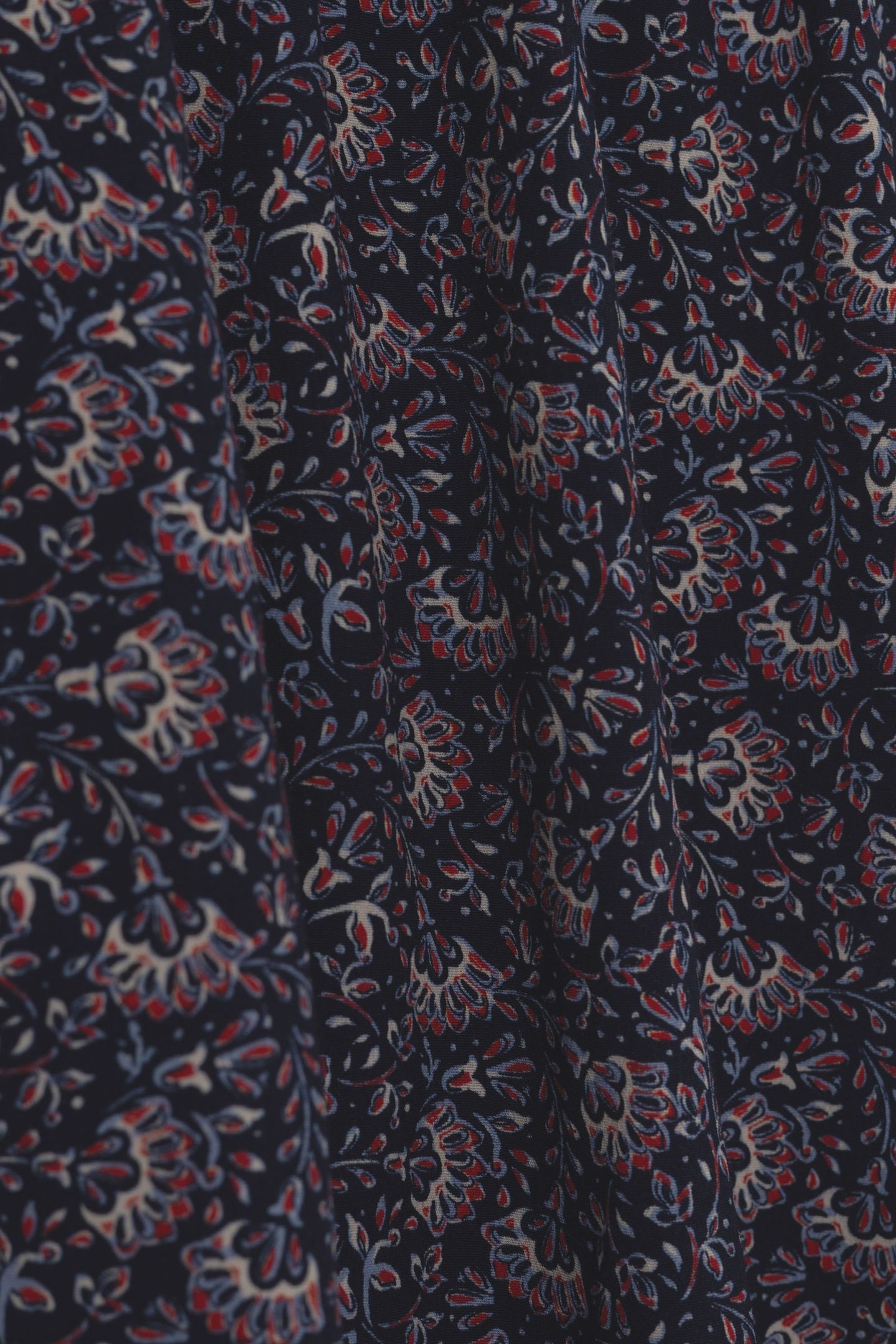 NAVY DRESS WITH ROCK FLORAL PRINT MARINE 7