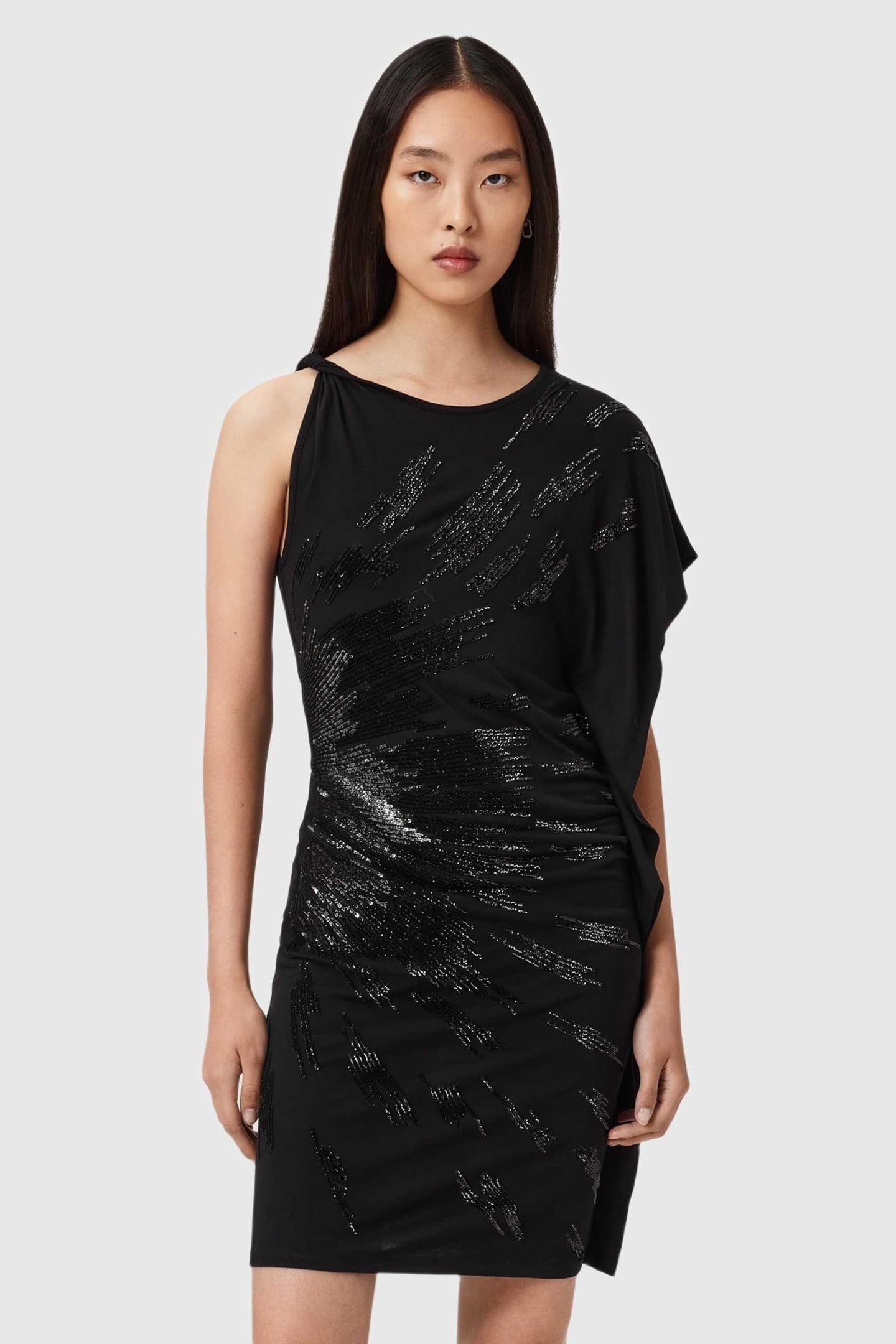 SOPHIE EMB DRESS BLACK 1