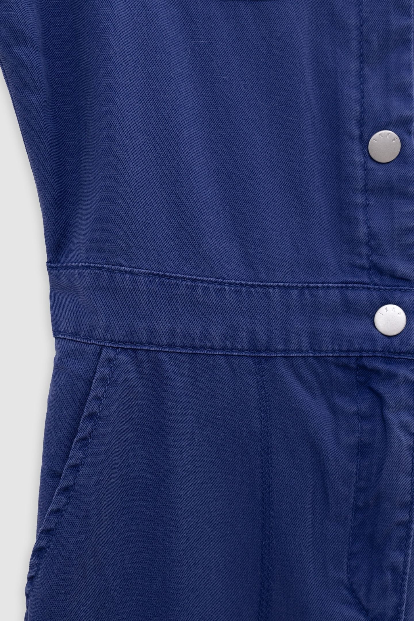 BLUE LONG JUMPSUIT WITH PRESS STUDS 5