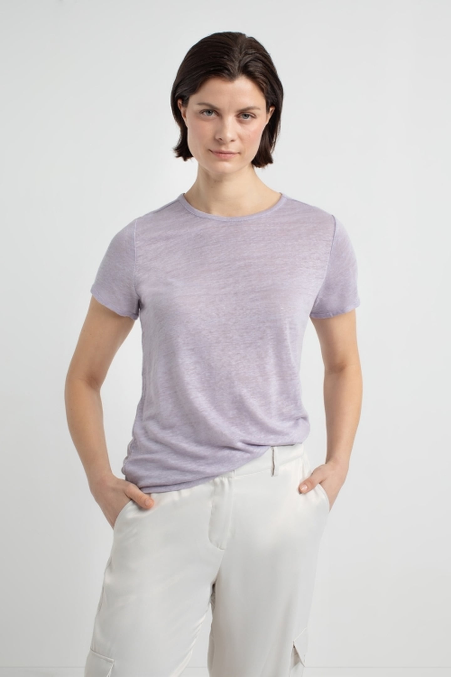 JOAN T-SHIRT LIGHT LILAC 1