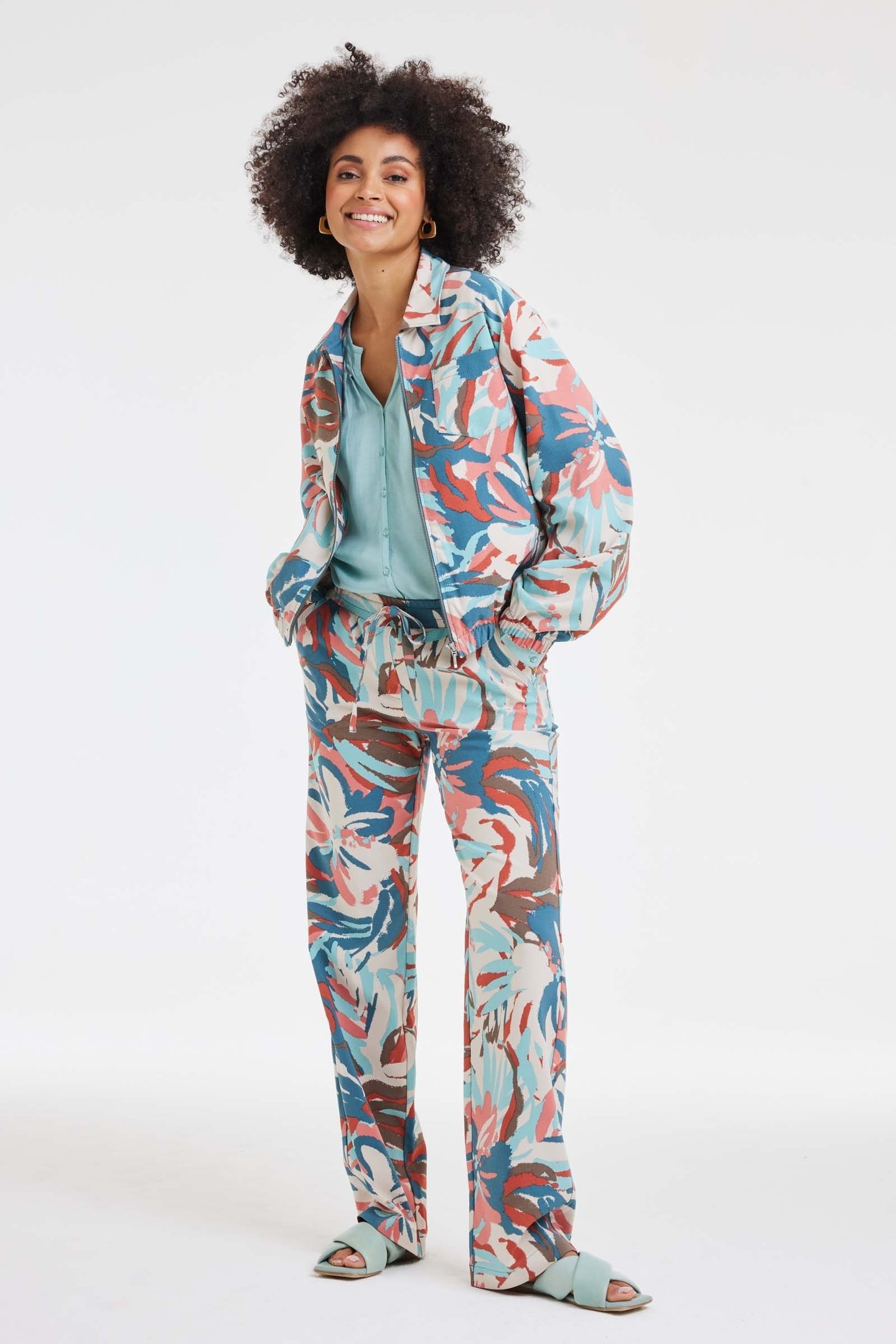 TRAVEL JACKET BROOK WONDERFUL PRINT 1