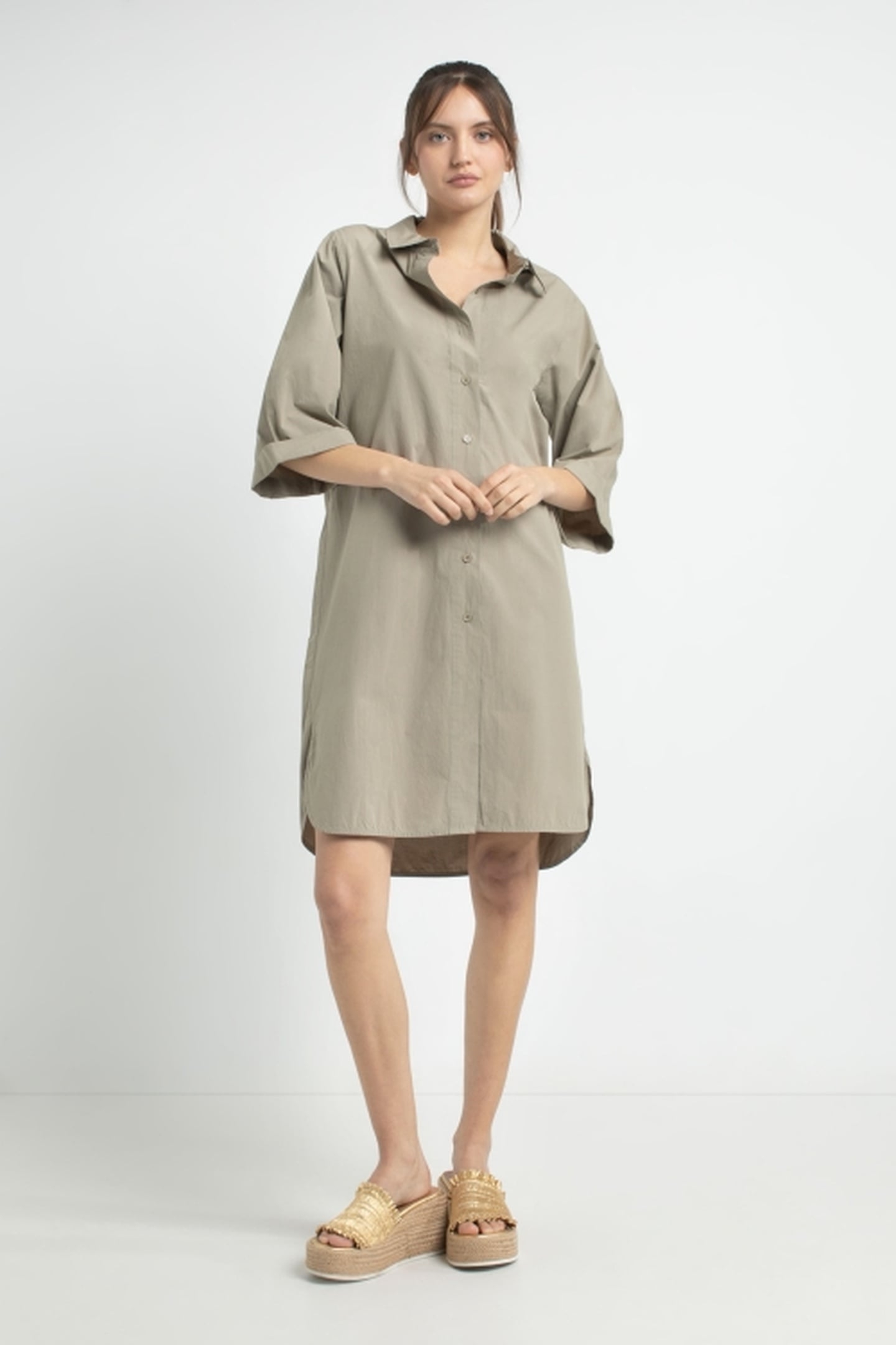 JASMINE DRESS LIGHT OLIVE 1