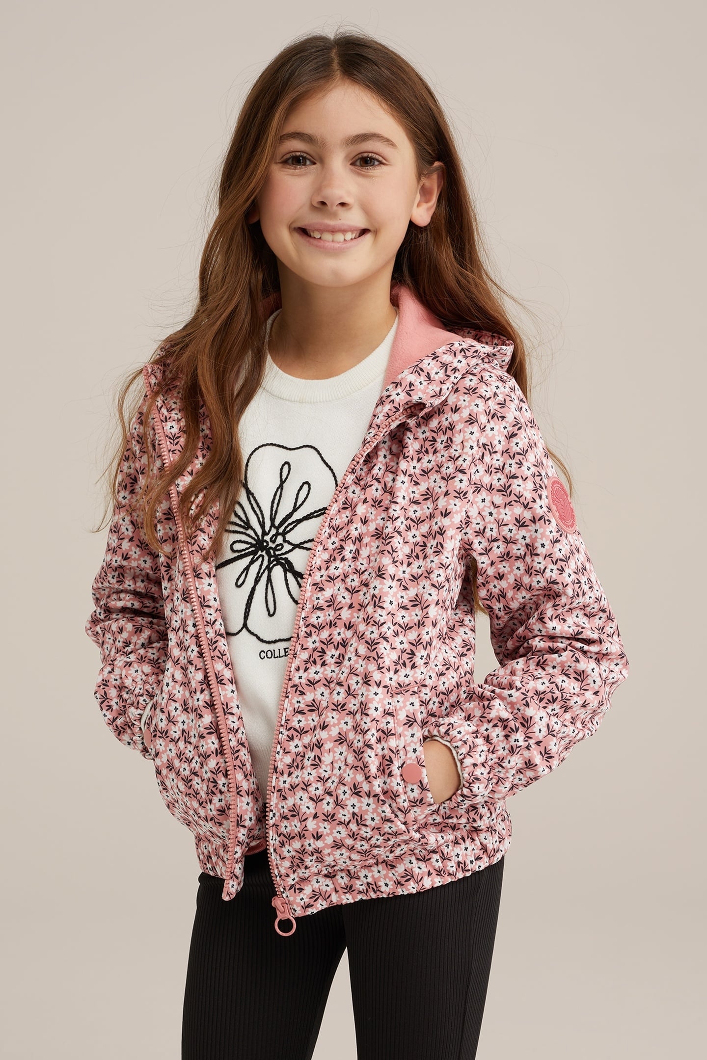 JACKET NORMAL LENGTH LIGHT PINK 2