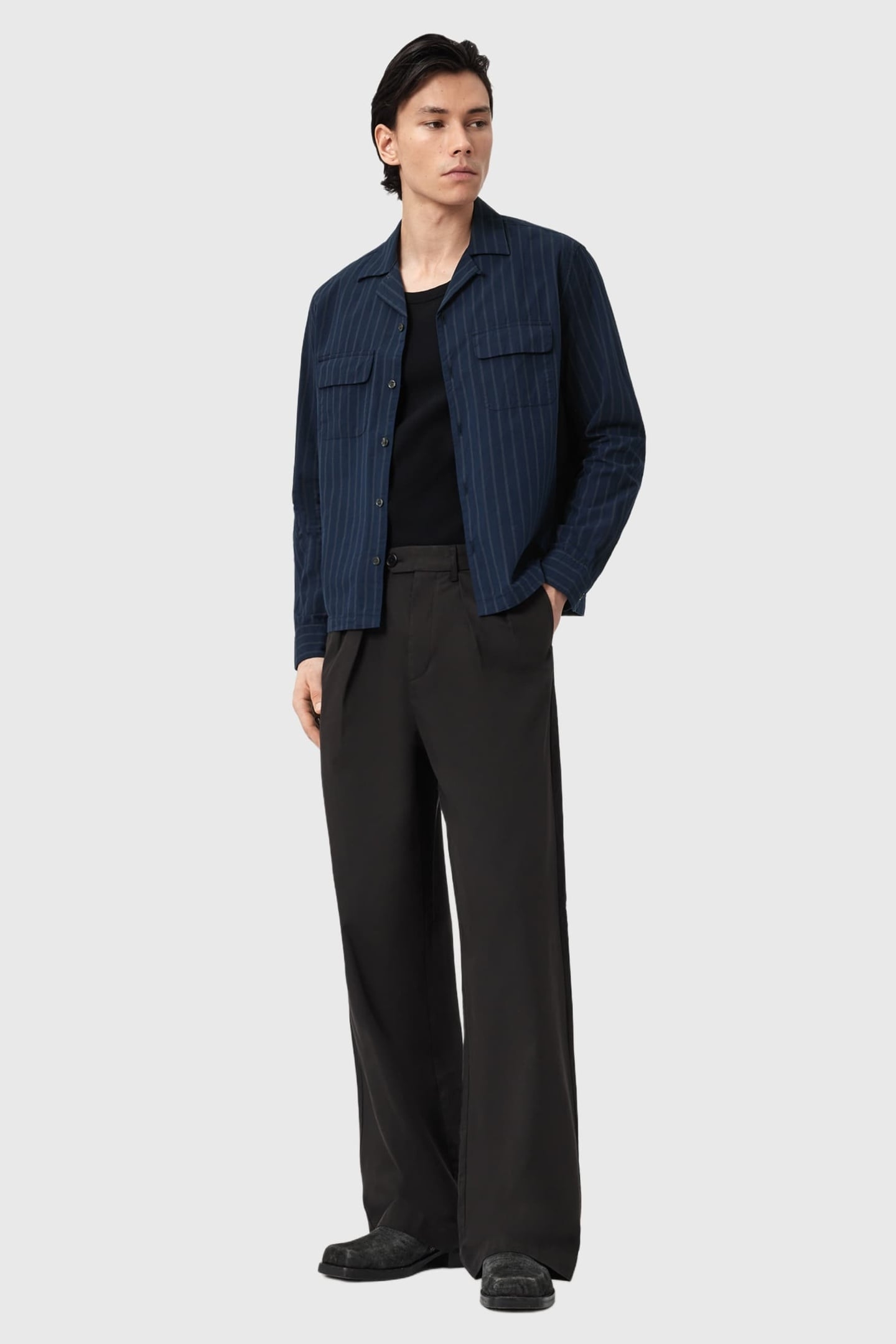 STANLEY LS SHIRT NAVY BLUE 3