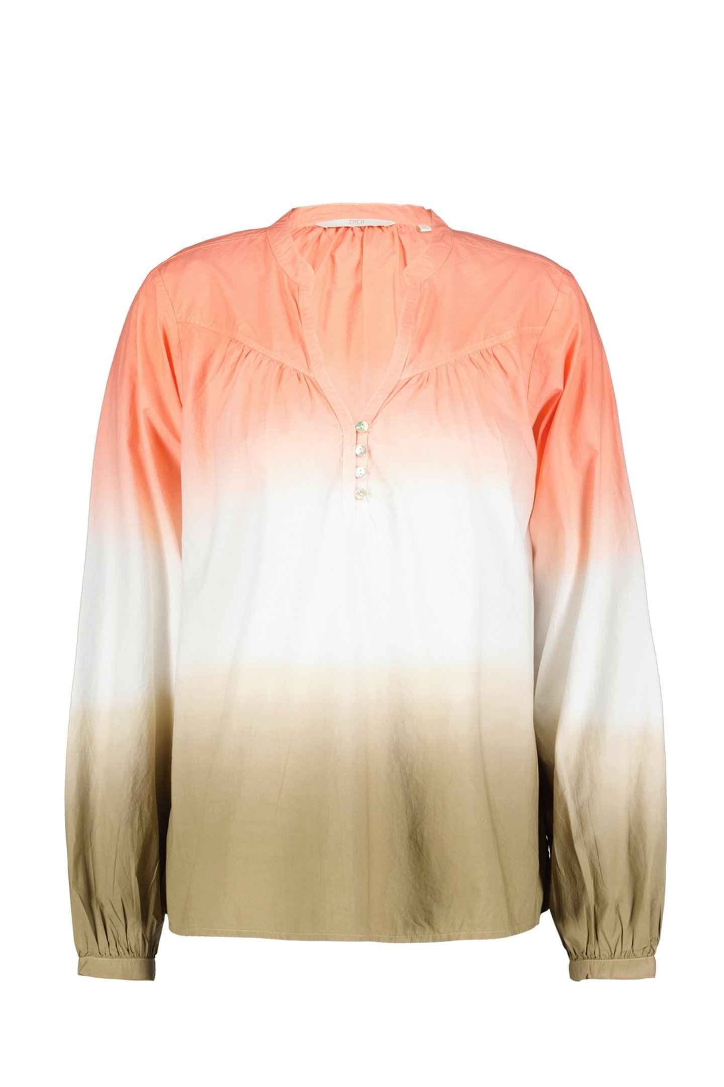 BLOUSE NELSI DIP DYE NEON ORANGE 4