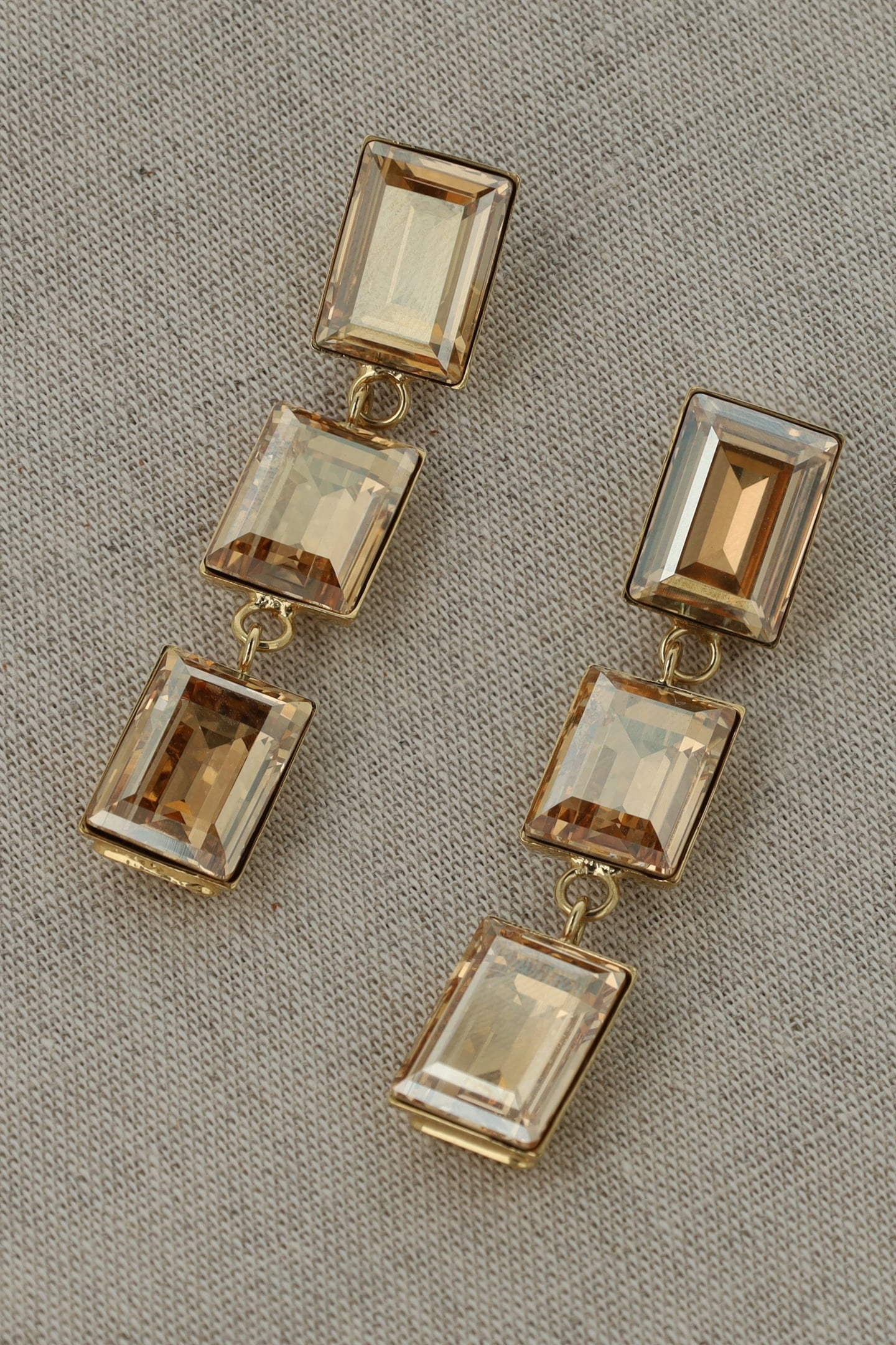 TRIPLE MYSTIC GOLD EARRINGS 4