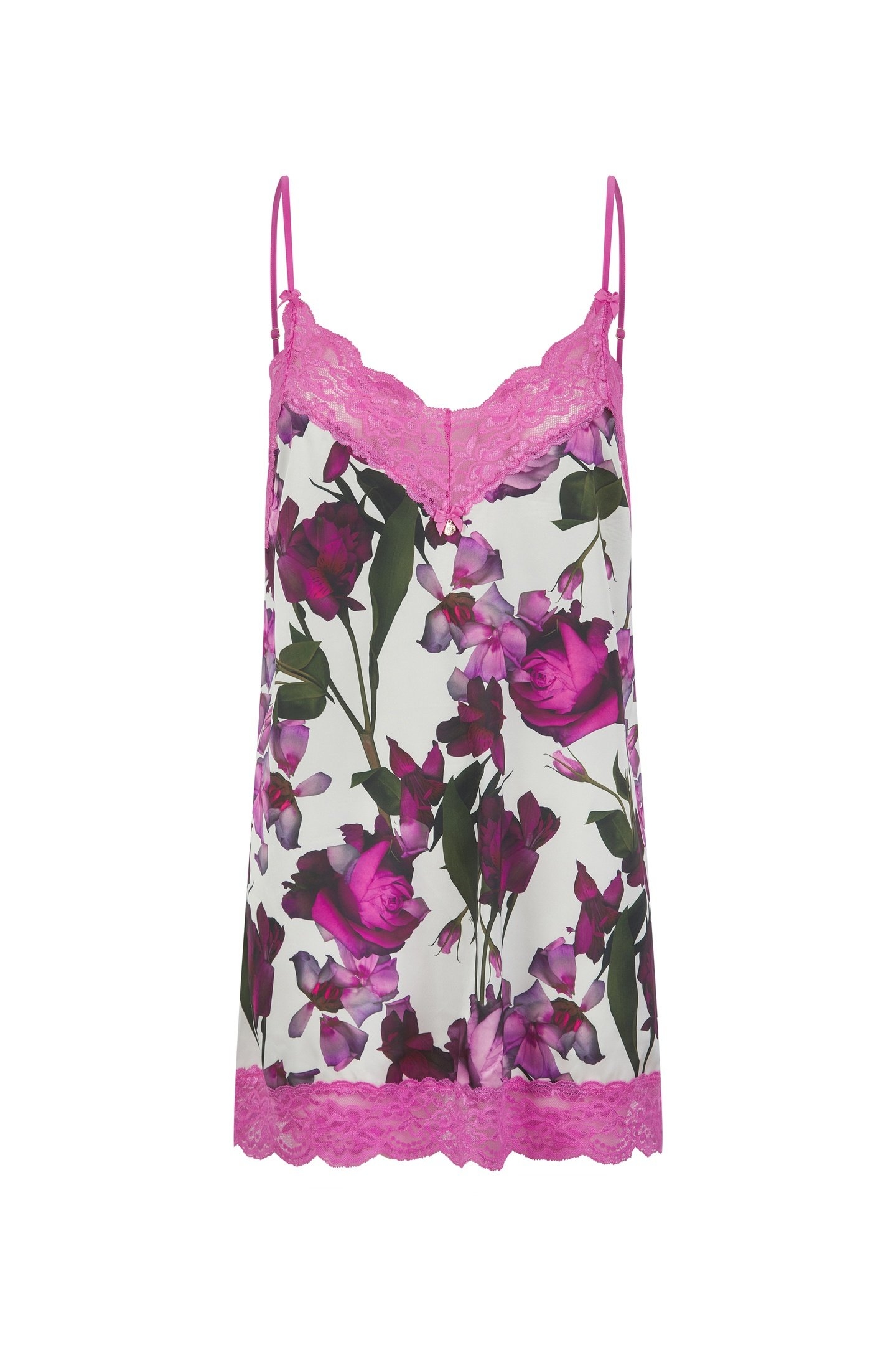 ARIANA 1PK CHEMISE WHITE DIGITAL PRINT 2