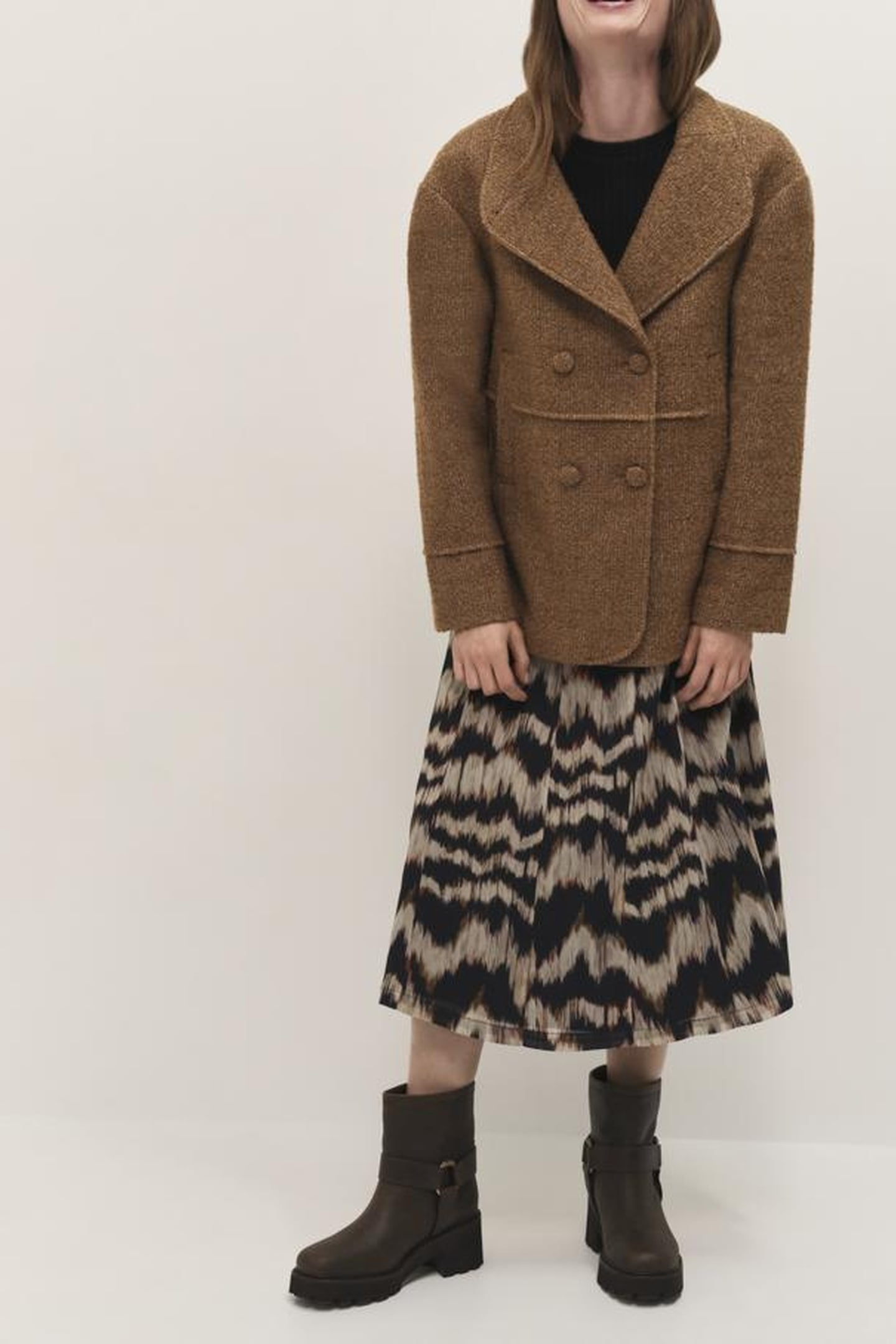DUNE - FANCY WOOLEN CASHEW NUTS COAT 2