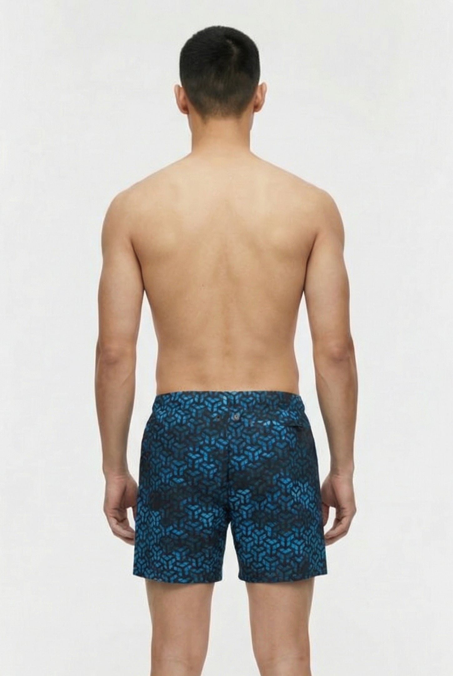 MEN'S ARENA EVO BEACH BOXER AO BLACK-TURQUOISE MULTI 2