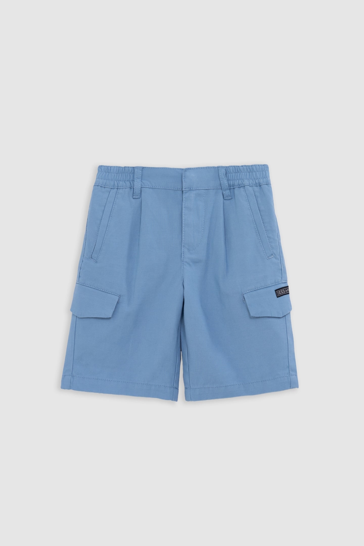 BERMUDA SHORTS CHINO LOOSE BLUE MIX LYOCELL 1