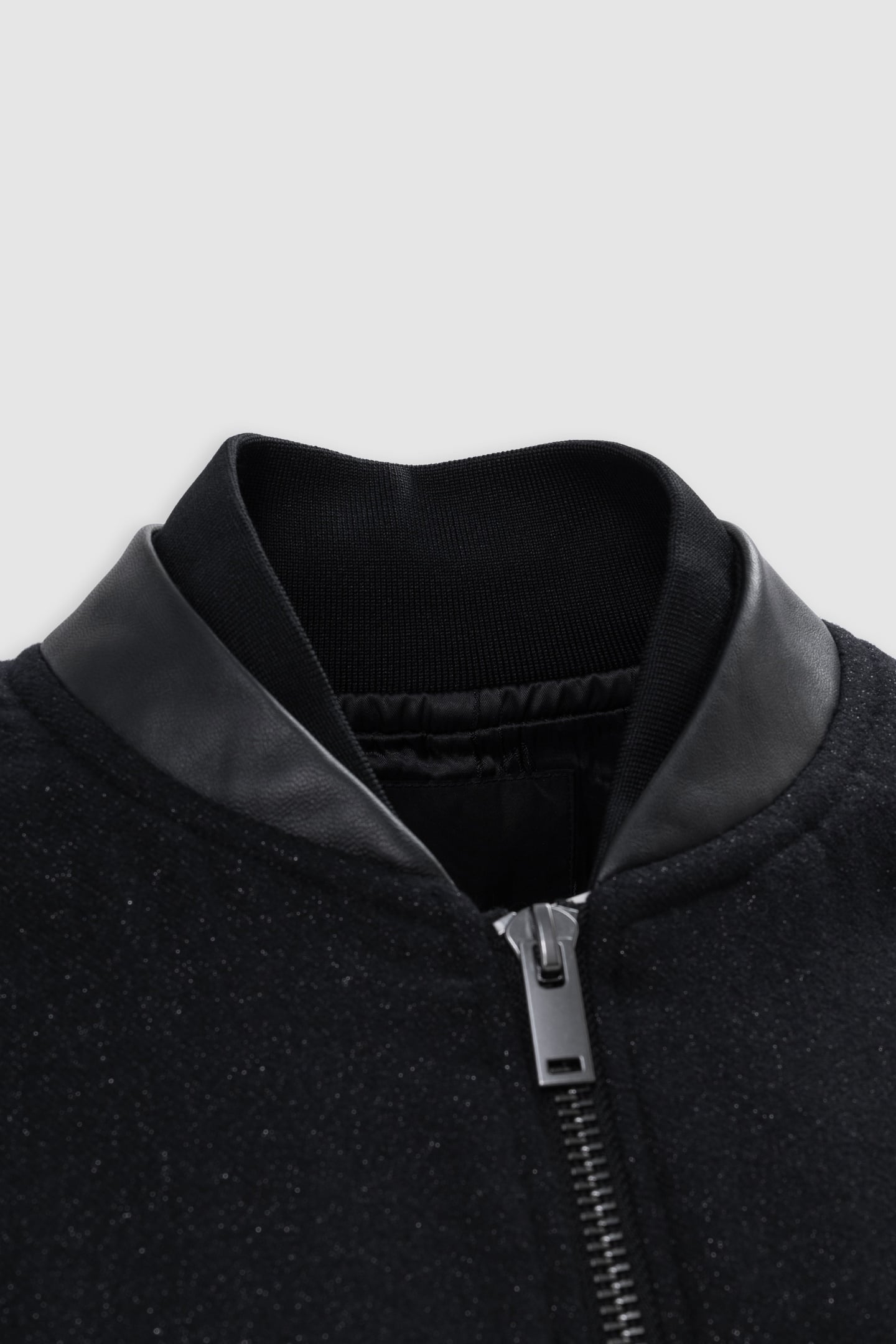 PURE EDITION-OVERSIZE SEQUINED BLACK BOMBER 7