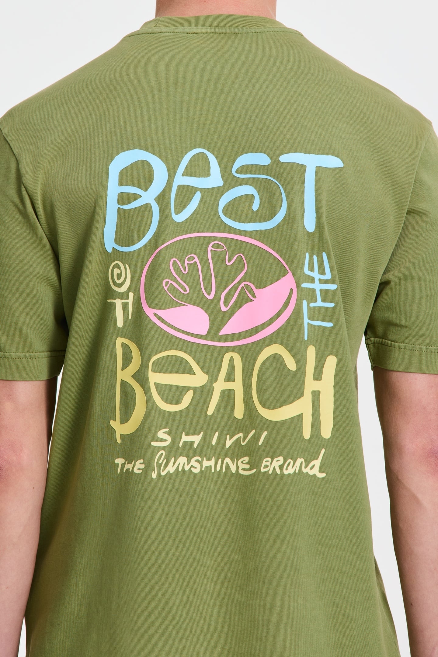FINN RELAXED T-SHIRT BEST OF THE BEACH GREEN FERN 7
