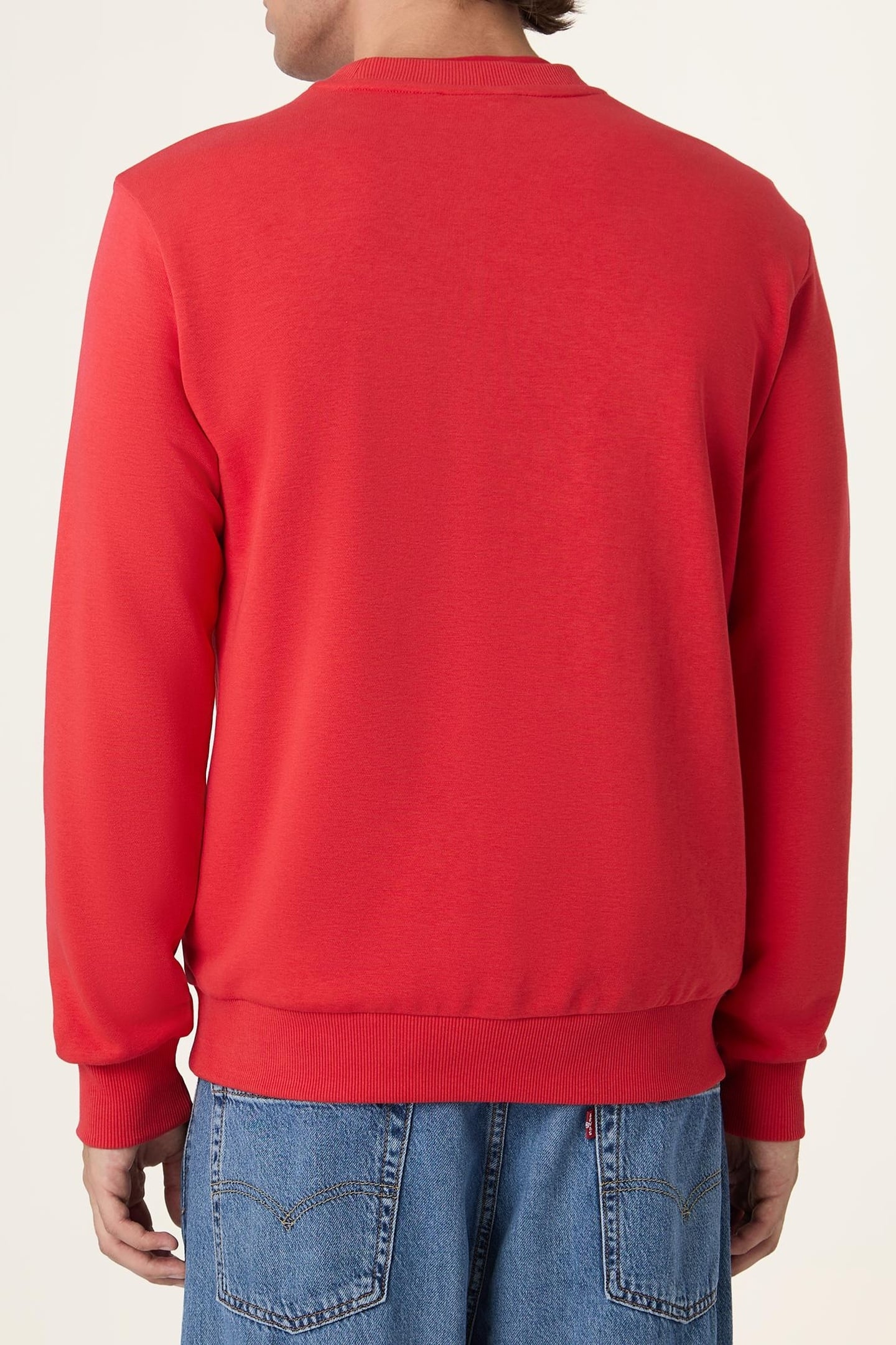 LEVERANO REGULAR CREW SWEAT TRUE RED 3