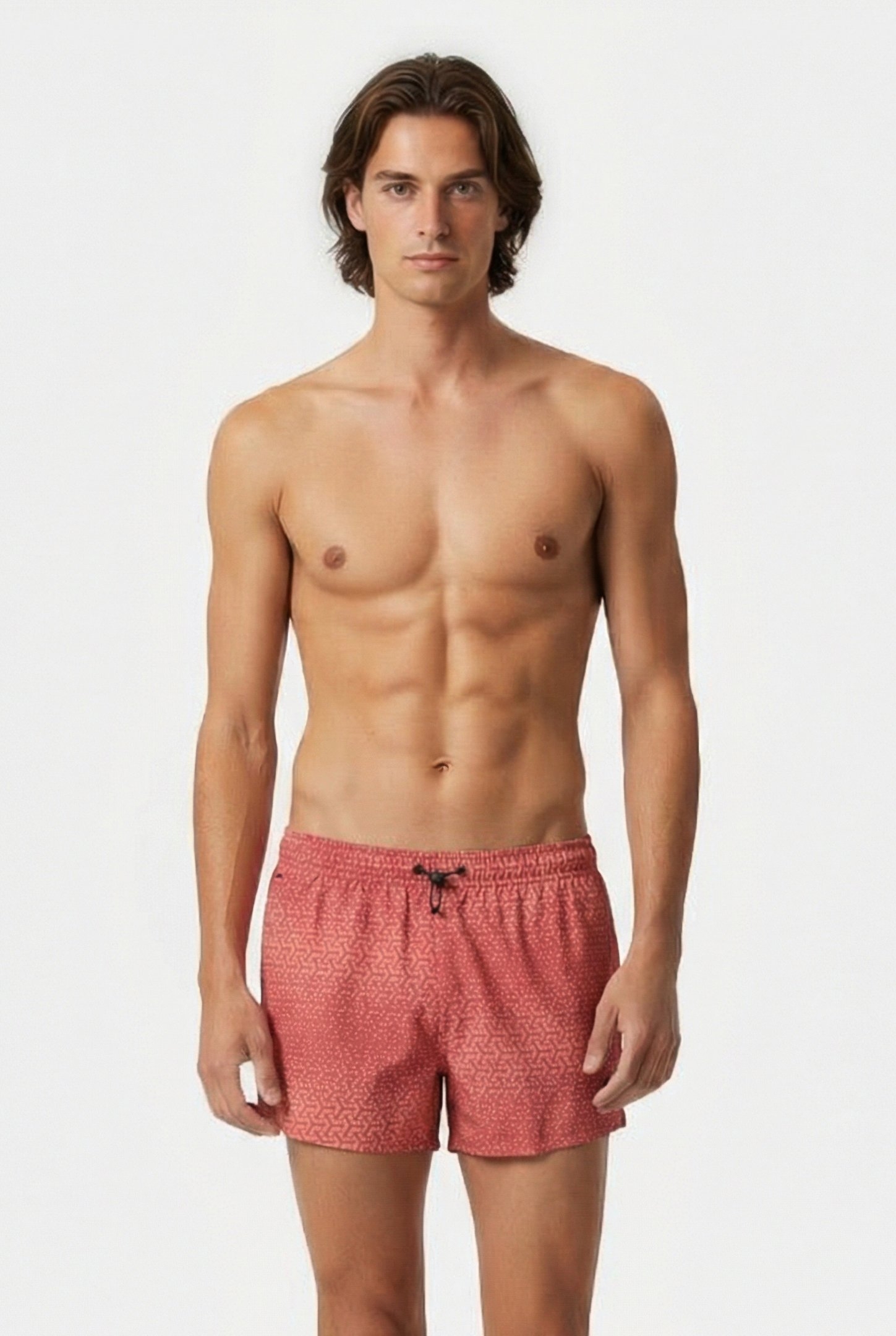 MEN'S ARENA EVO BEACH X-SHORT AO ASTRO RED MULTI 1