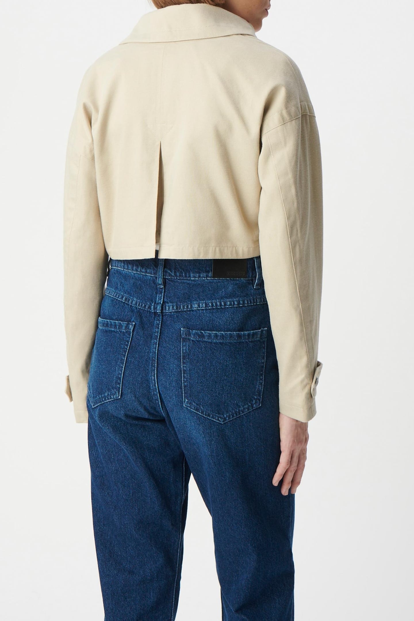 BEIGE 2-IN-1 TRENCH COAT WITH REMOVABLE JACKET 6