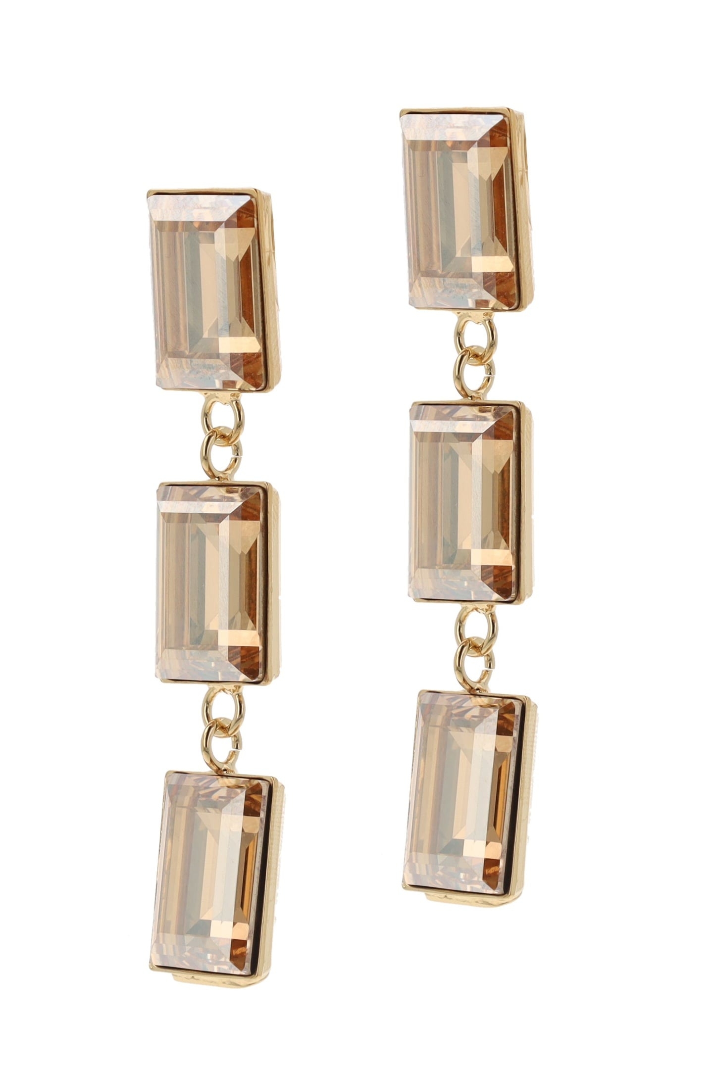 TRIPLE MYSTIC GOLD EARRINGS 2