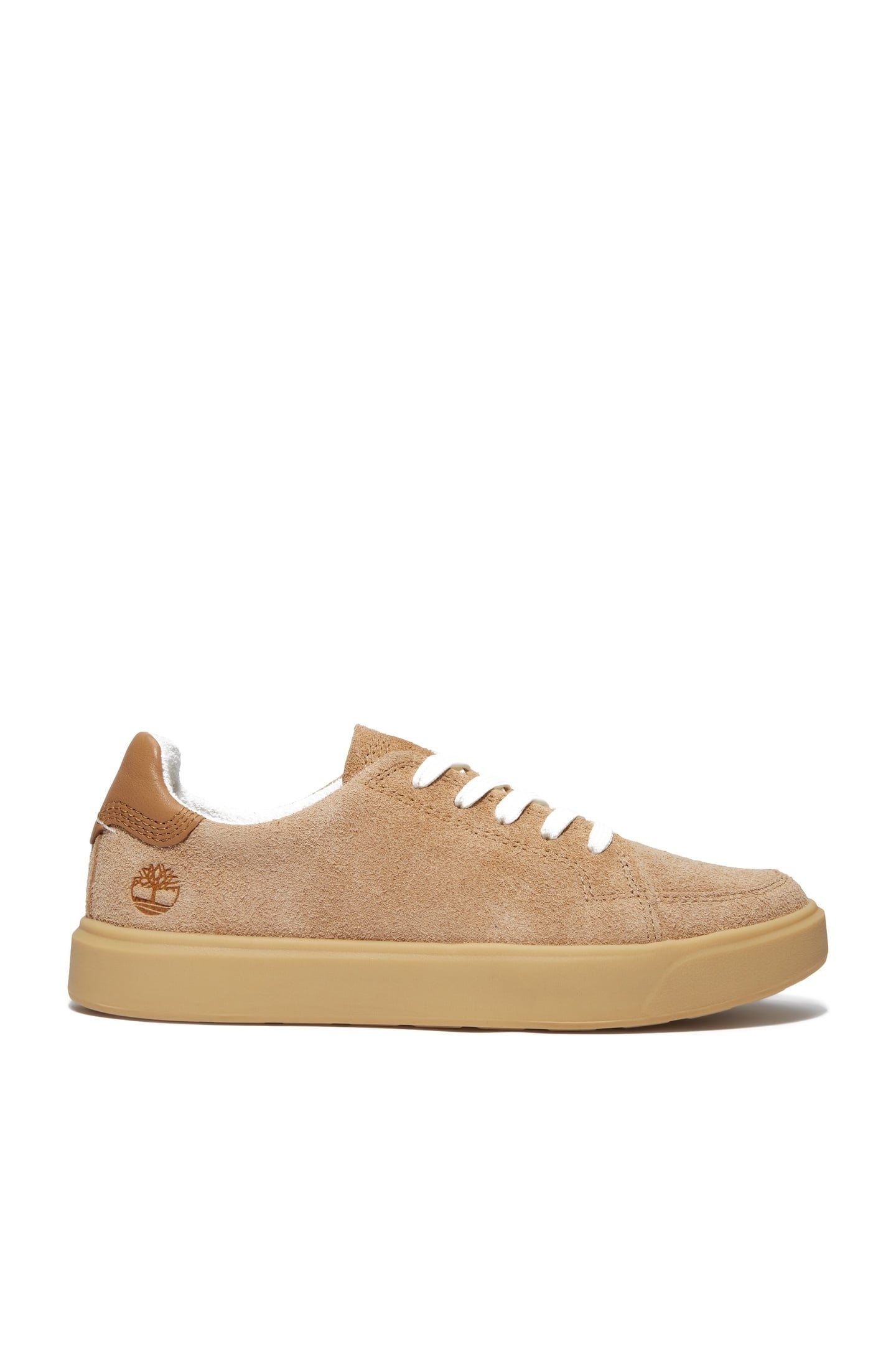 EMERSON STREET LOW LACE UP SNEAKER MEDIUM BEIGE SUEDE 1