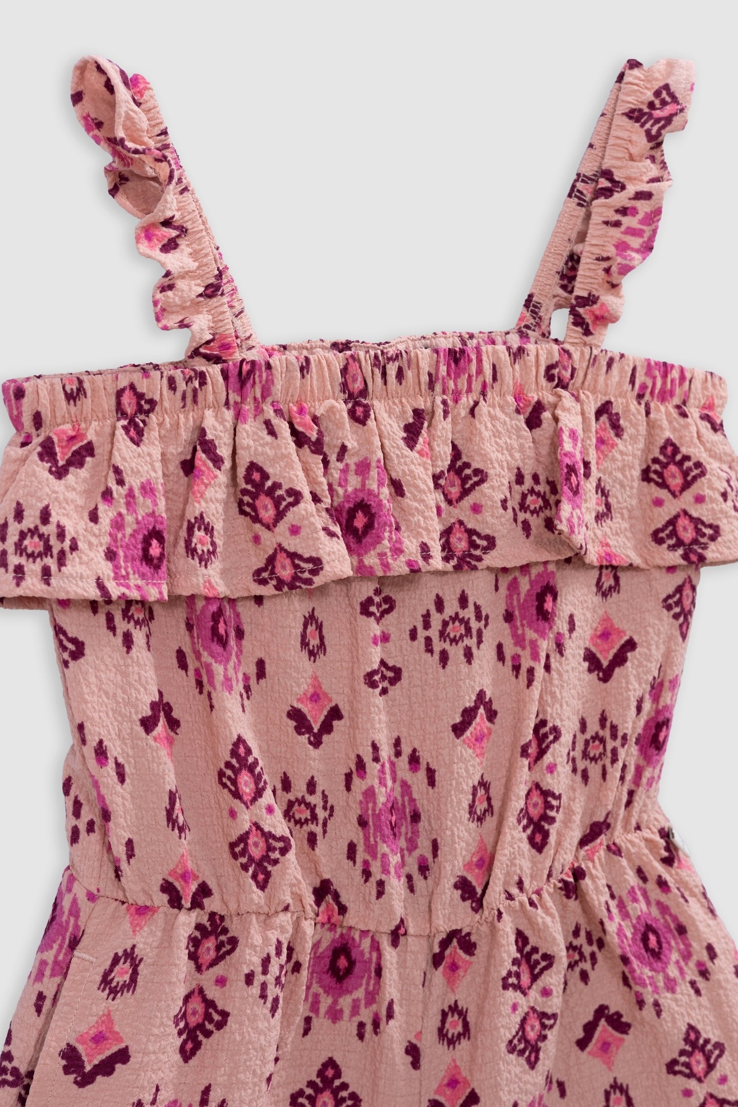 PINK MAXI ETHNIC PRINT JUMPSUIT 3