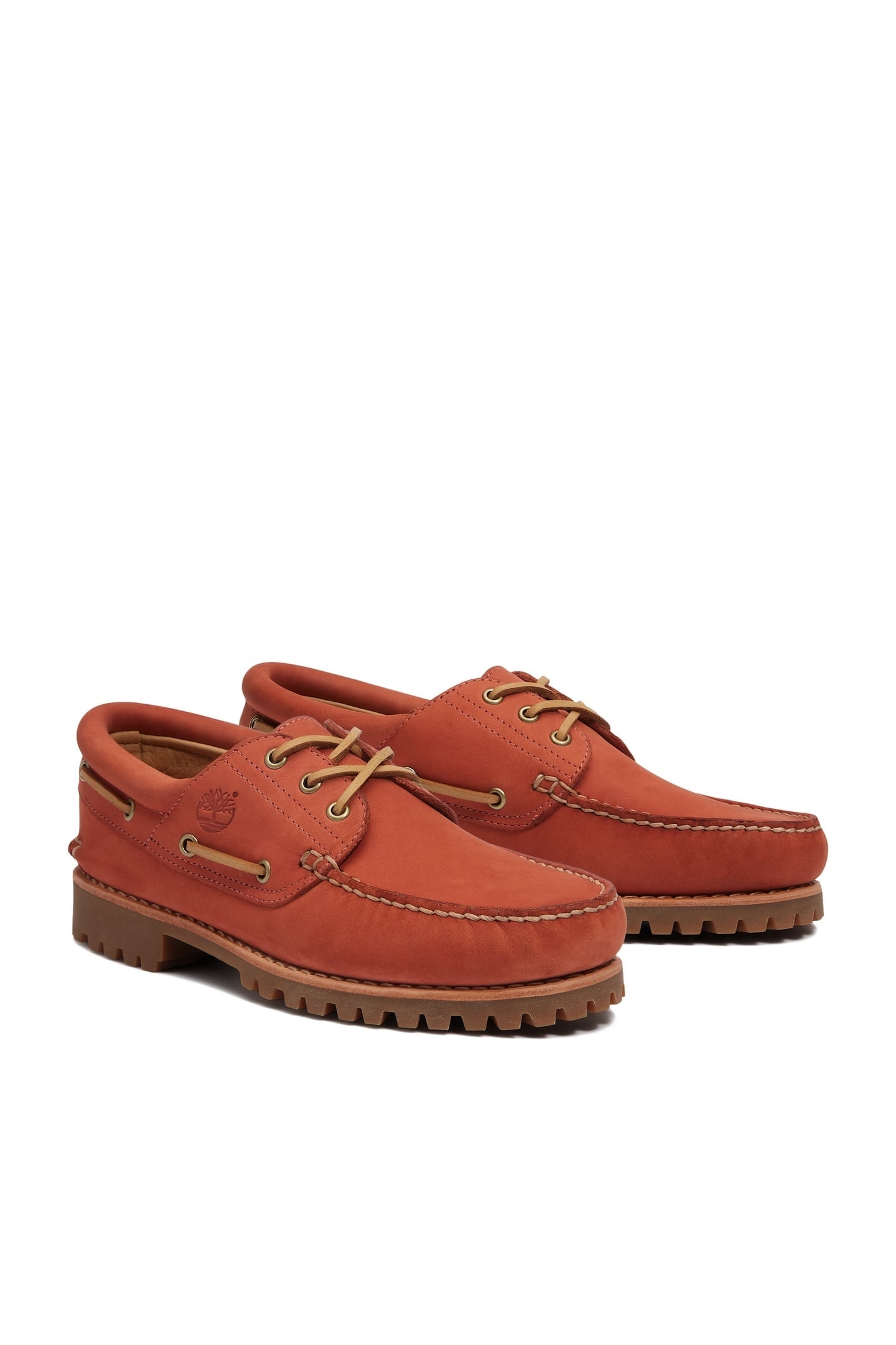 AUTHENTIC BOAT SHOE MEDIUM RED NUBUCK 4