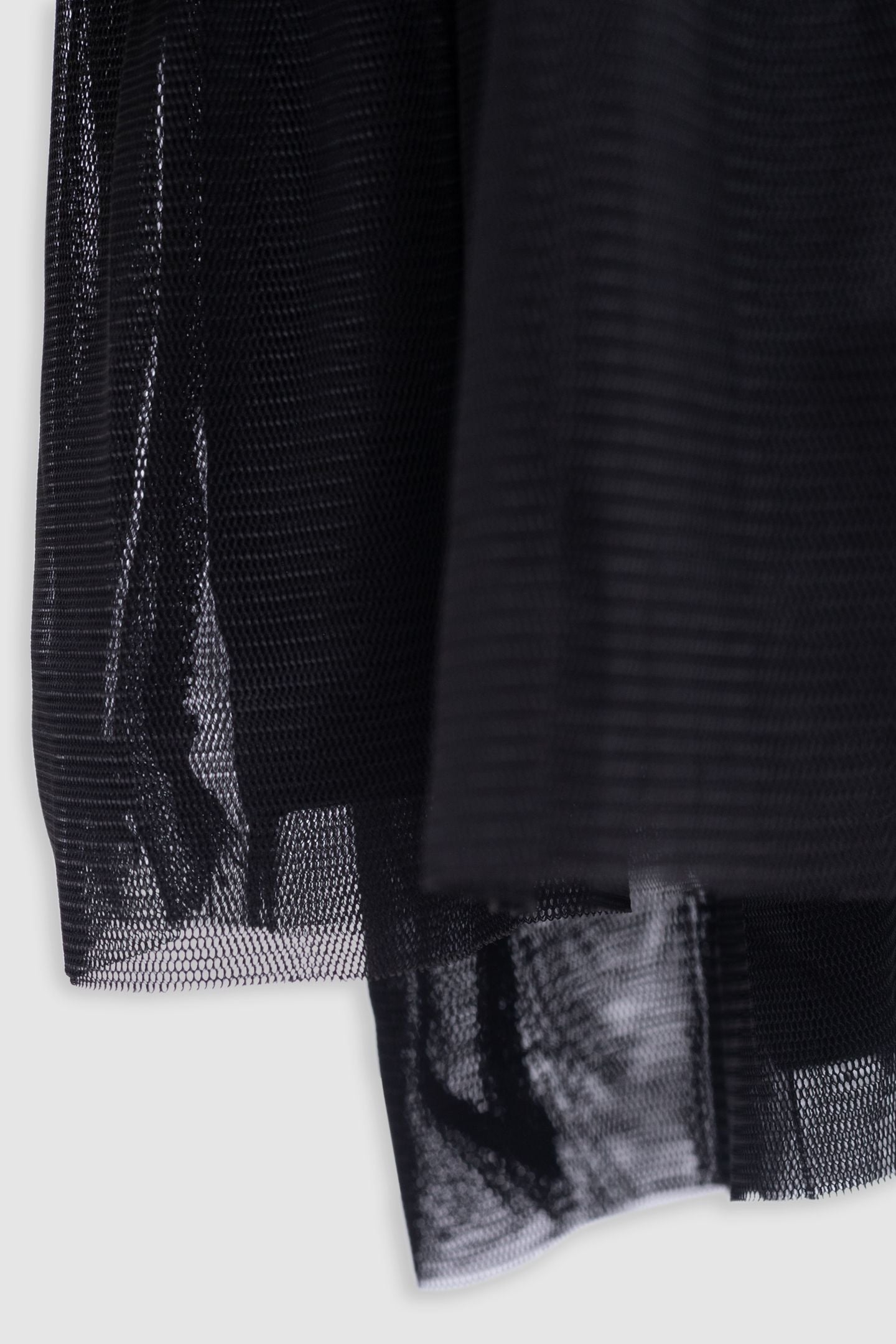 GIRL'S GRAY TWO-MATERIAL TULLE UNDERSKIRT DRESS 7