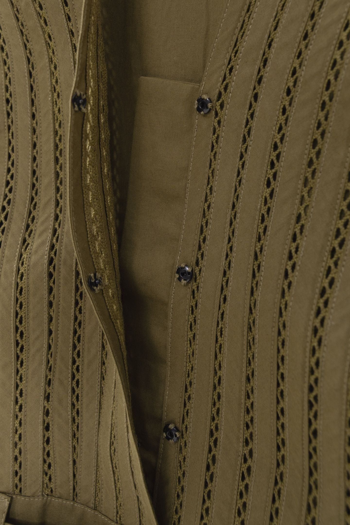 KHAKI PLAYSUIT WITH EMBROIDERED BELT KHAKI 4