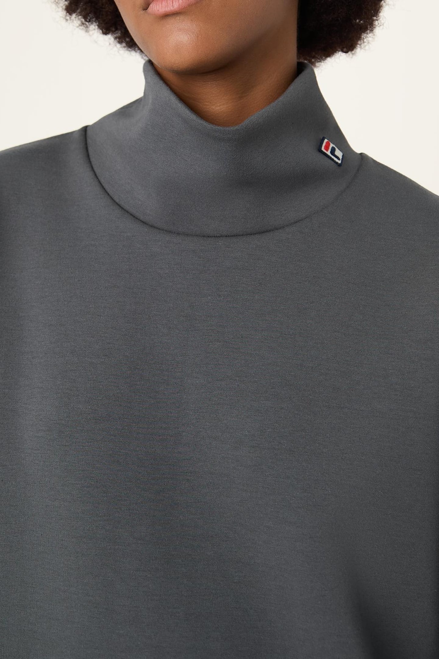 PAGANO LOOSE TURTLENECK SWEATSHIRT DARK SHADOW 6