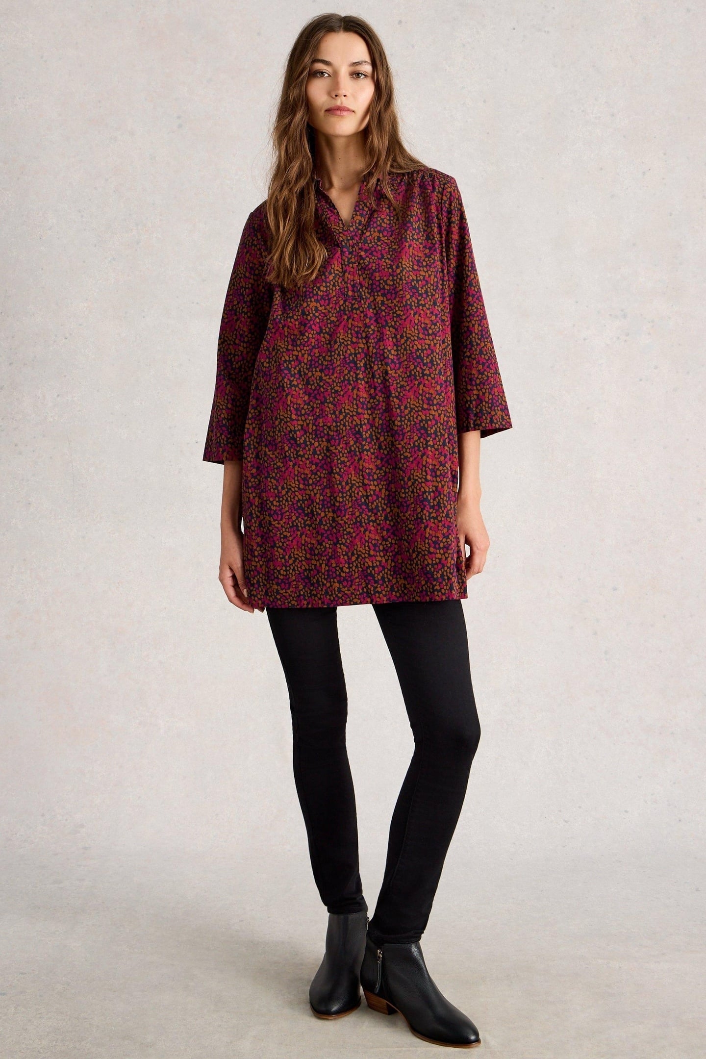 BLAKE CORD TUNIC PINK MULTI 1