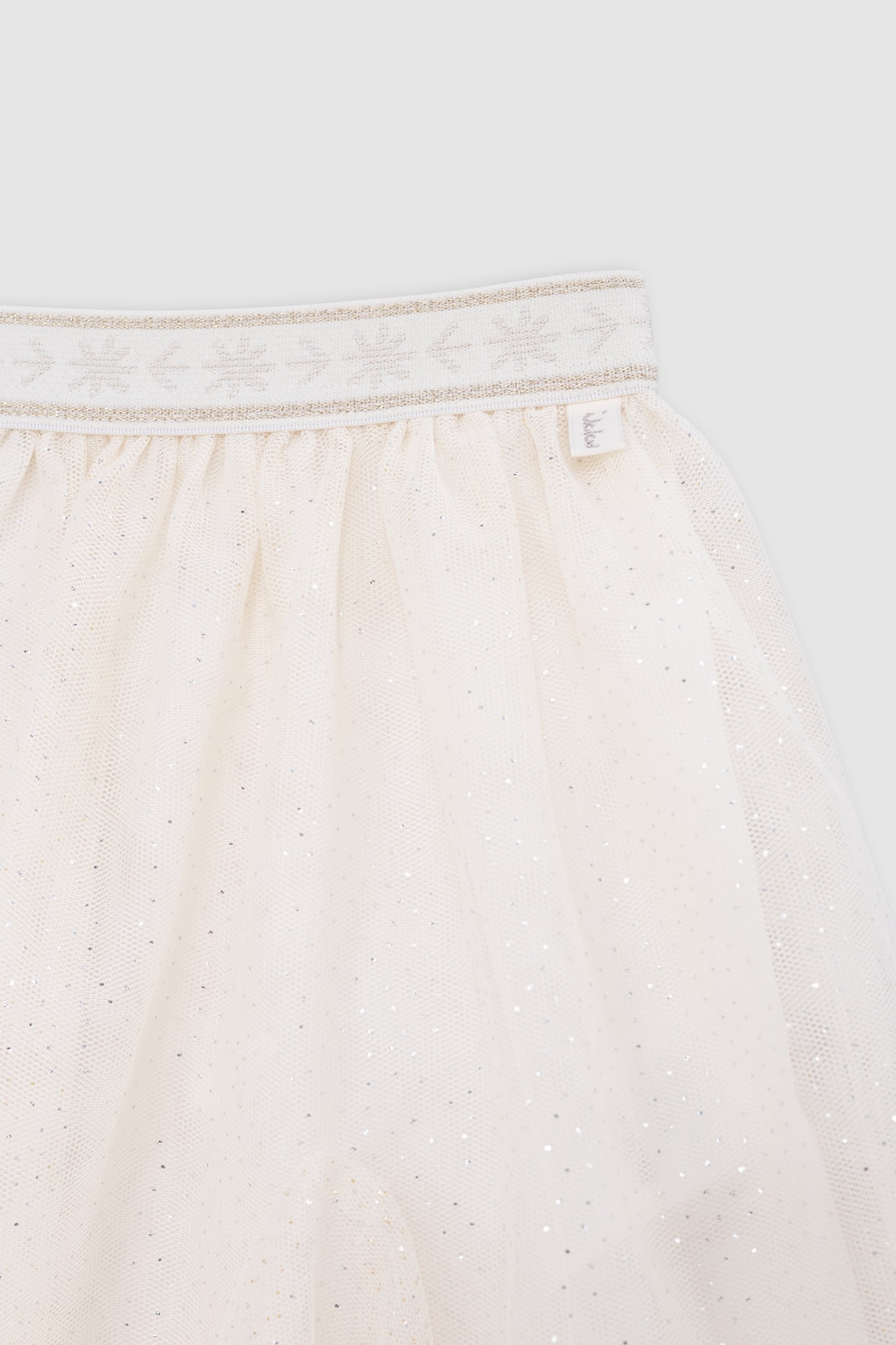 SEQUINED ECRU TUTU SKIRT 3