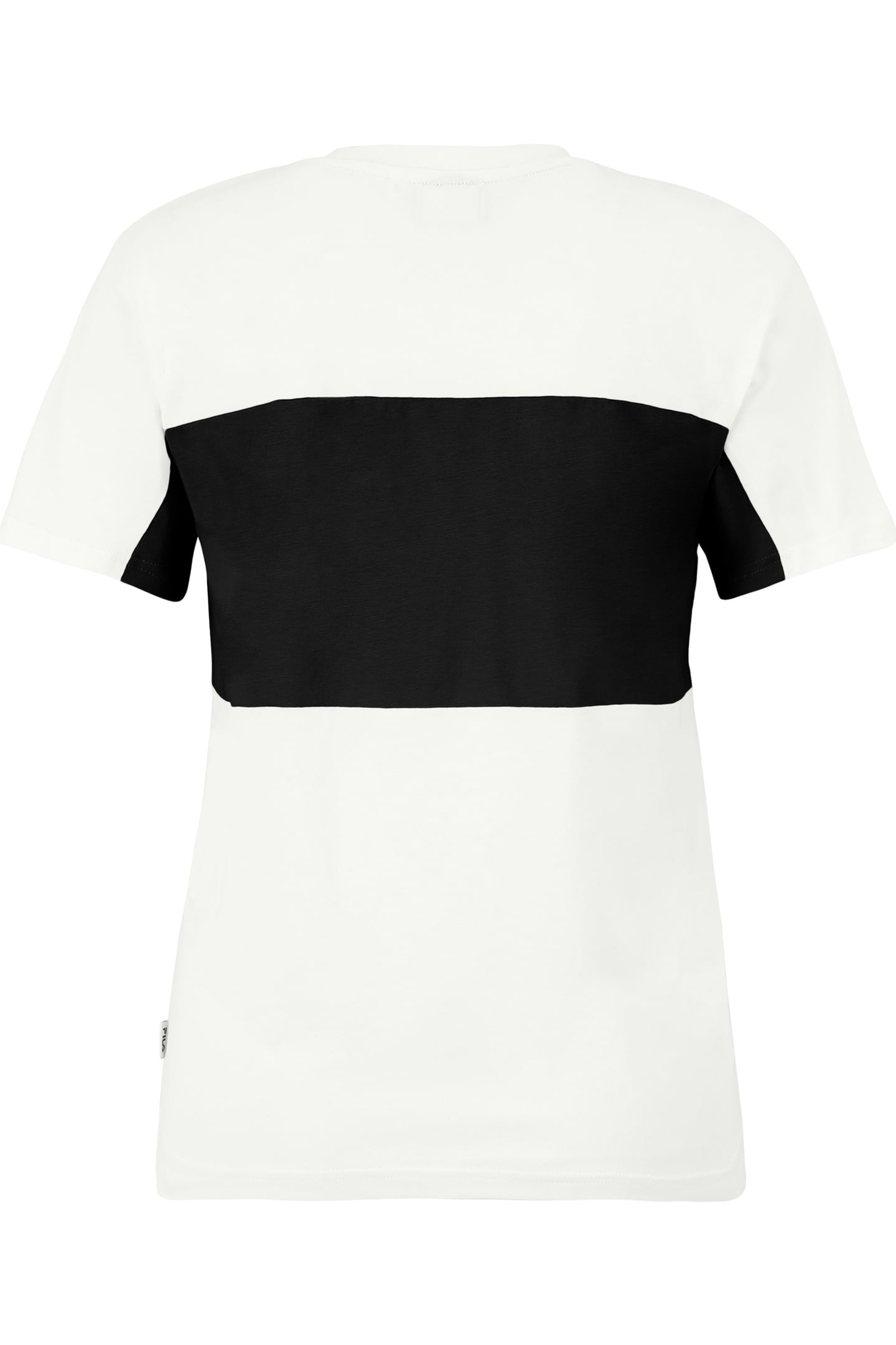 LAARNE BLOCKED TEE BRIGHT WHITE-BLACK 5