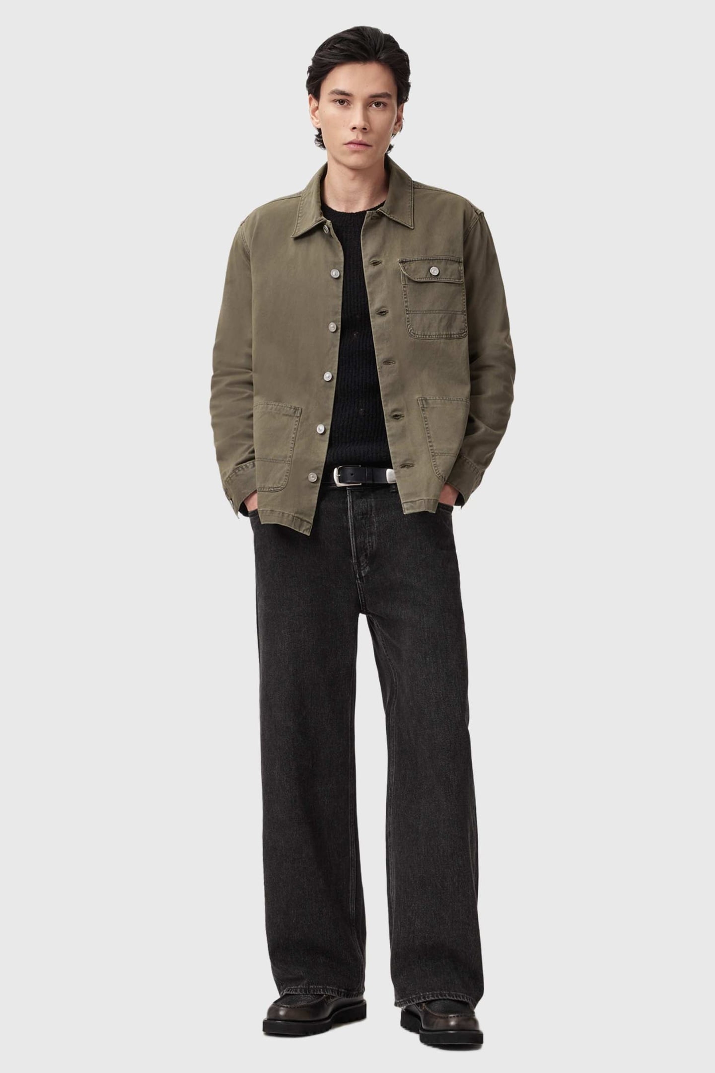 NEVIS CHORE SHIRT PASTORAL GREEN 2