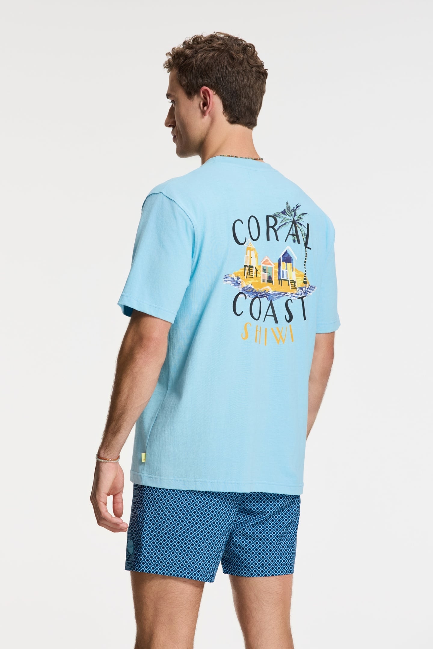 FINN RELAXED T-SHIRT SKETCHED ISLAND BLUE SKY 5