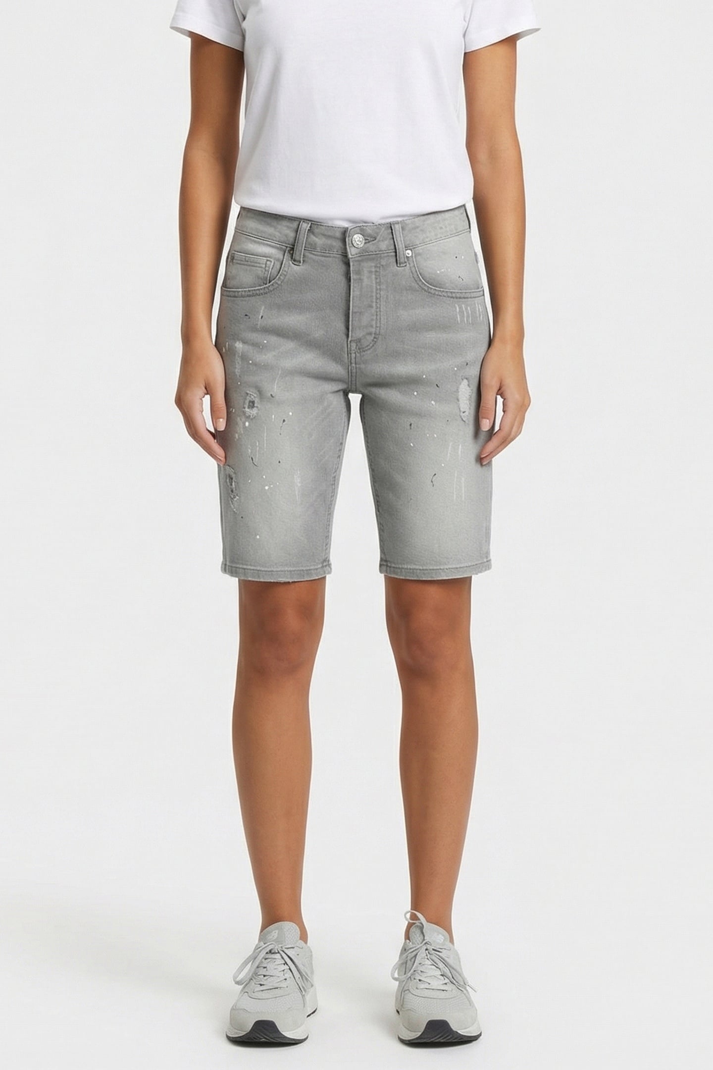 CREST JEANS LIGHT GREY STONE 1