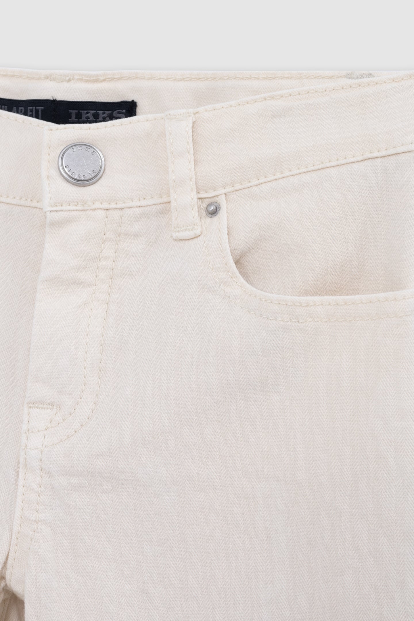 BEIGE REGULAR DENIM BERMUDA SHORTS 3