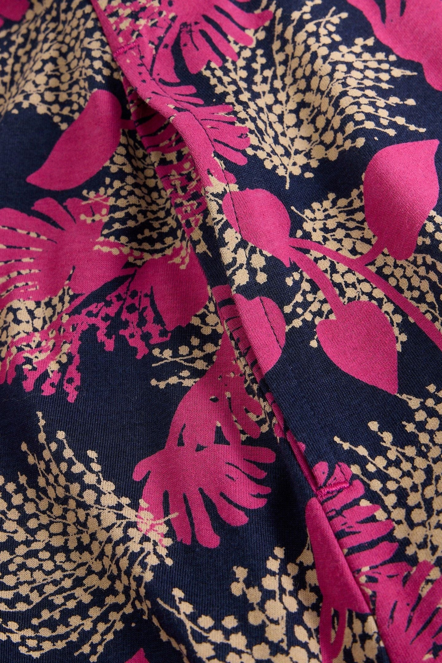 MADELINE JERSEY DRESS PINK MULTI 4