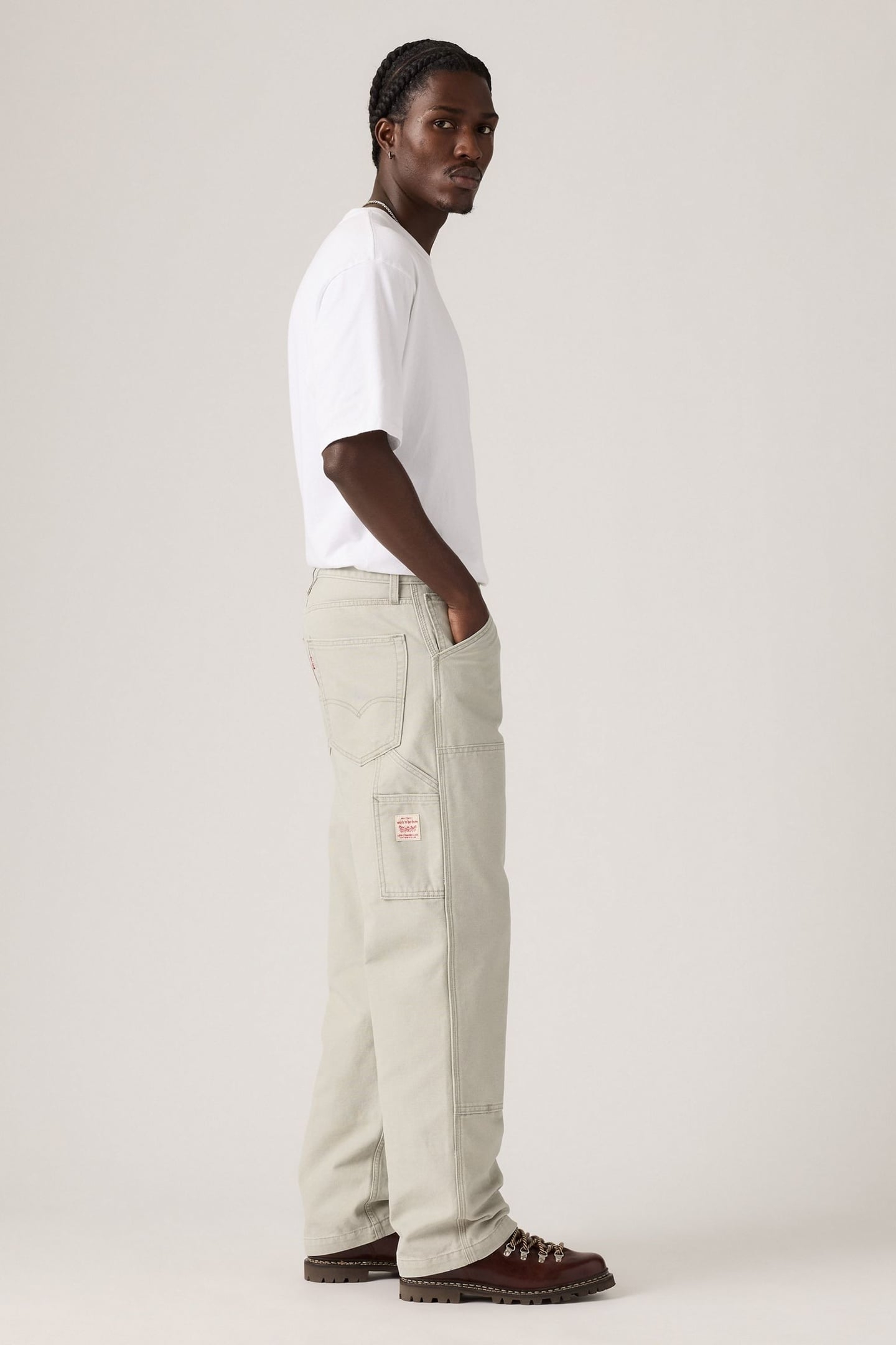 568 LOOSE STRT DBL KNEE CLAY LONDON FOG 4