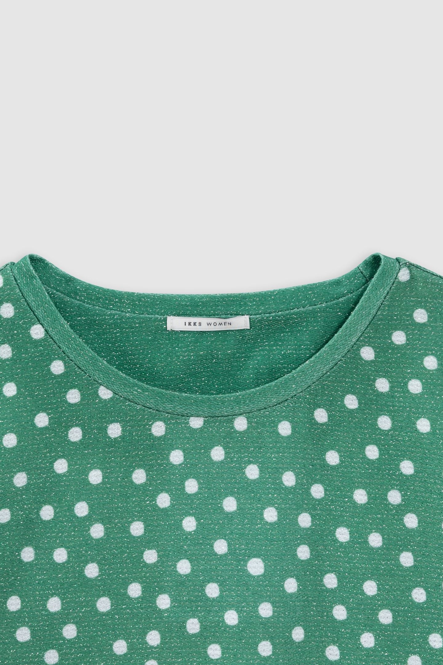 GREEN LUREX POLKA DOT TEE-SHIRT 6