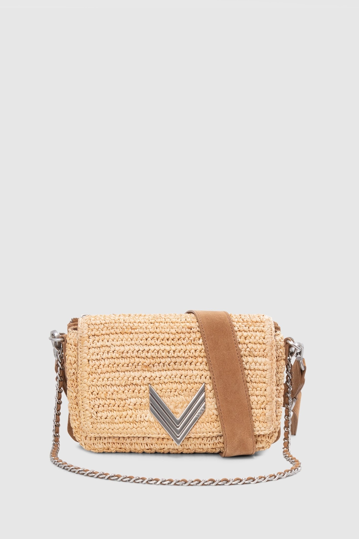 THE 111 BAMBOO BEACH CAMEL MIX RAFFIA AND SUEDE FOR WOMEN 2