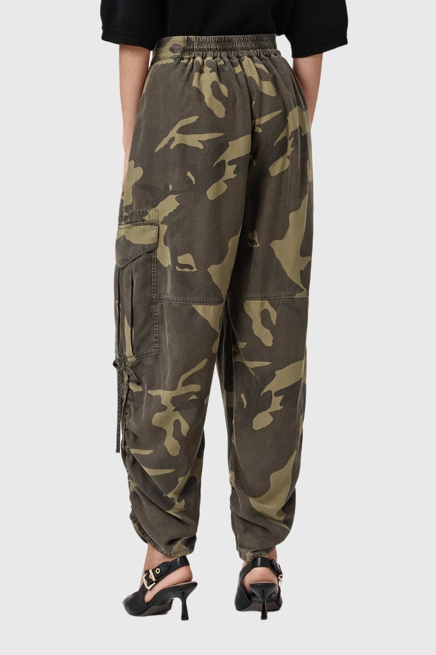 KAYE TENCEL TROUSER CAMO GREEN 4