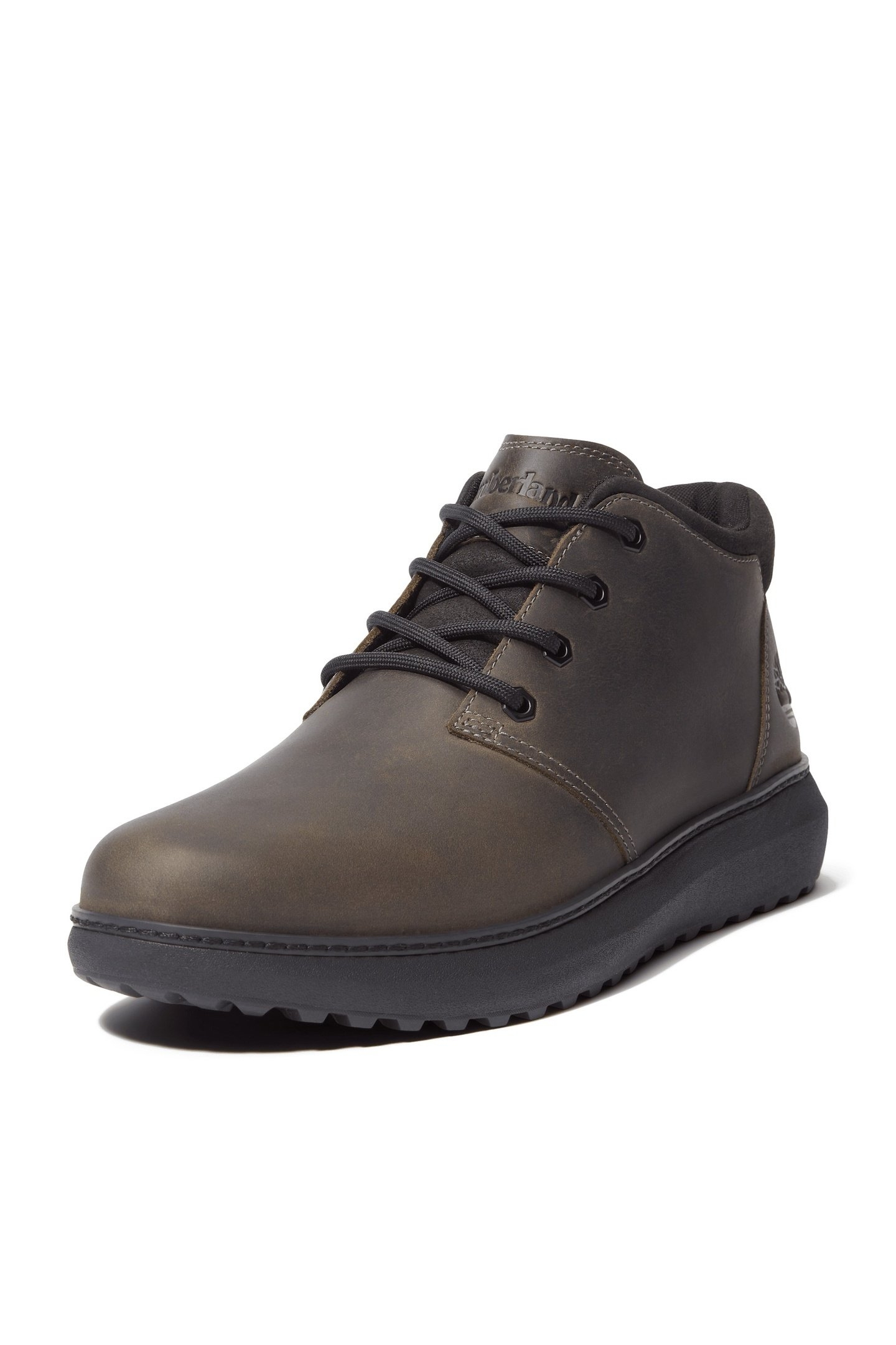 HUDSON ROAD MID LACE UP CHUKKA BOOT DARK GREY FULL GRAIN 3