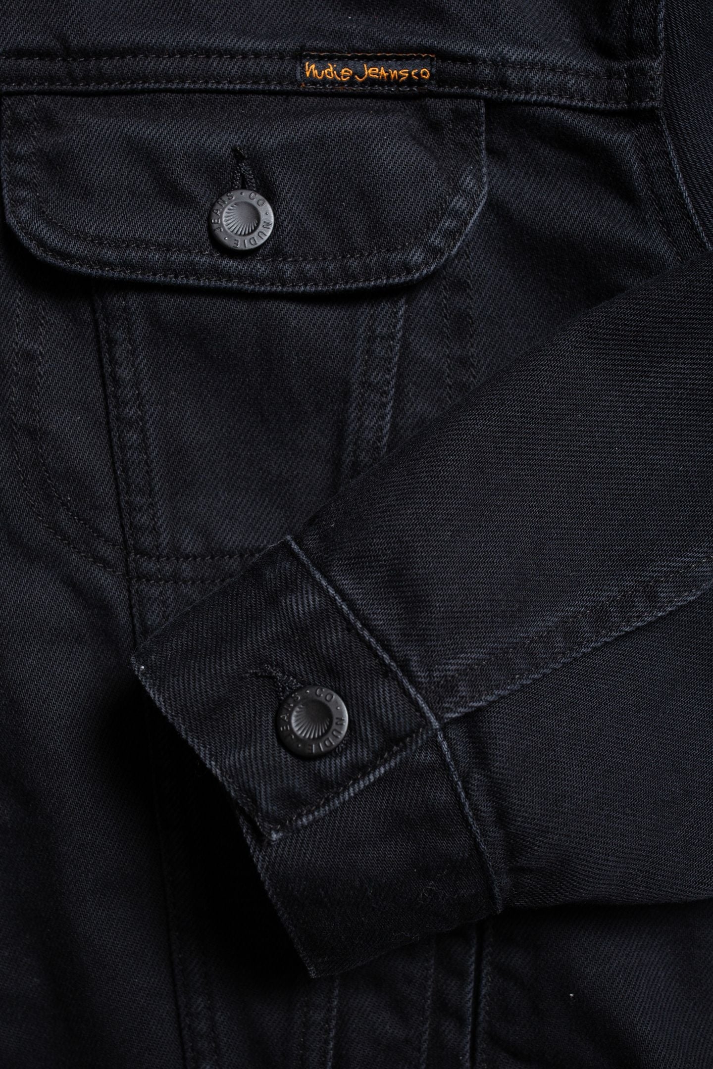BERIT DENIM JACKET ASPHALT BLACK 6