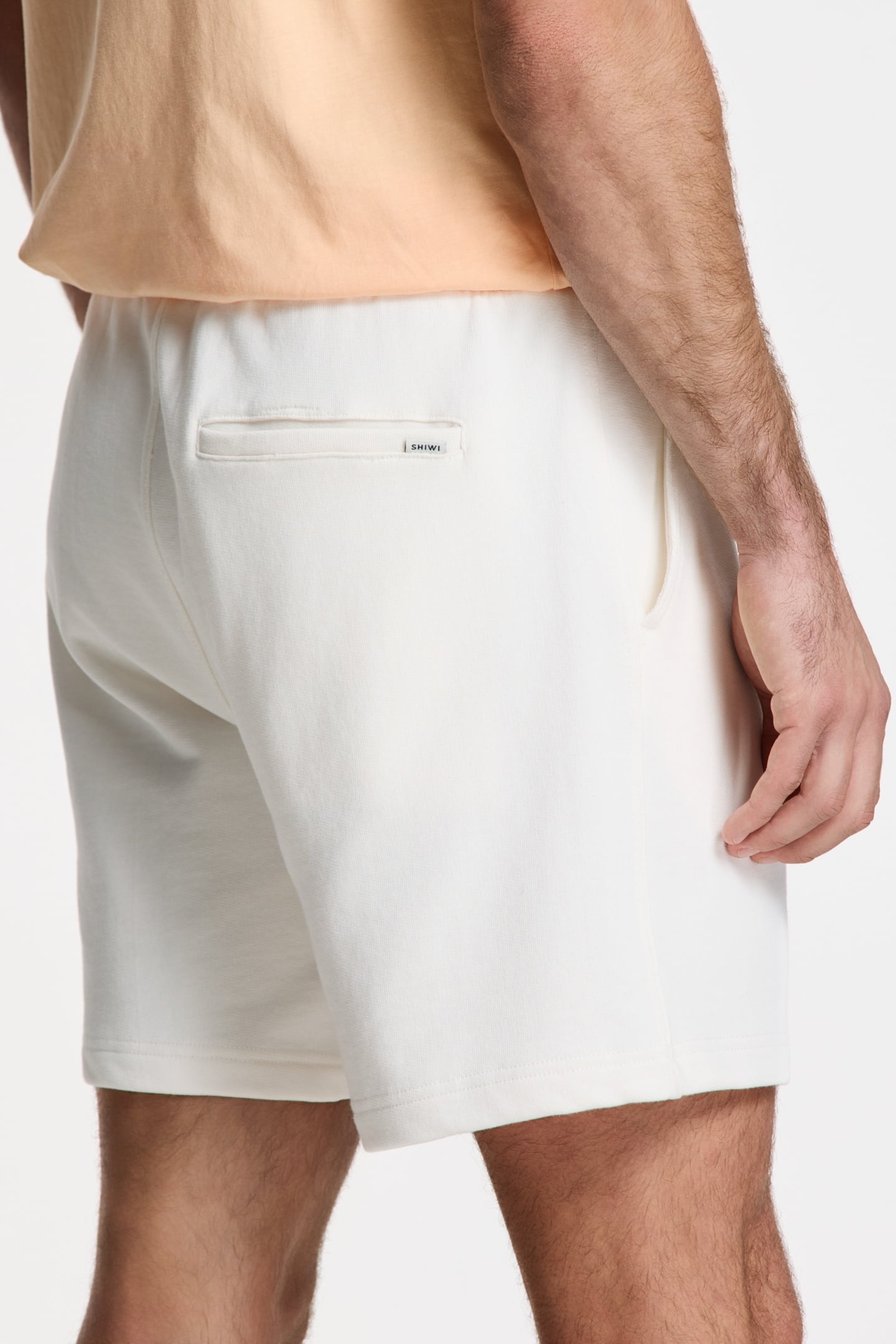 STEVE SWEAT SHORTS SOLID WHITE 7