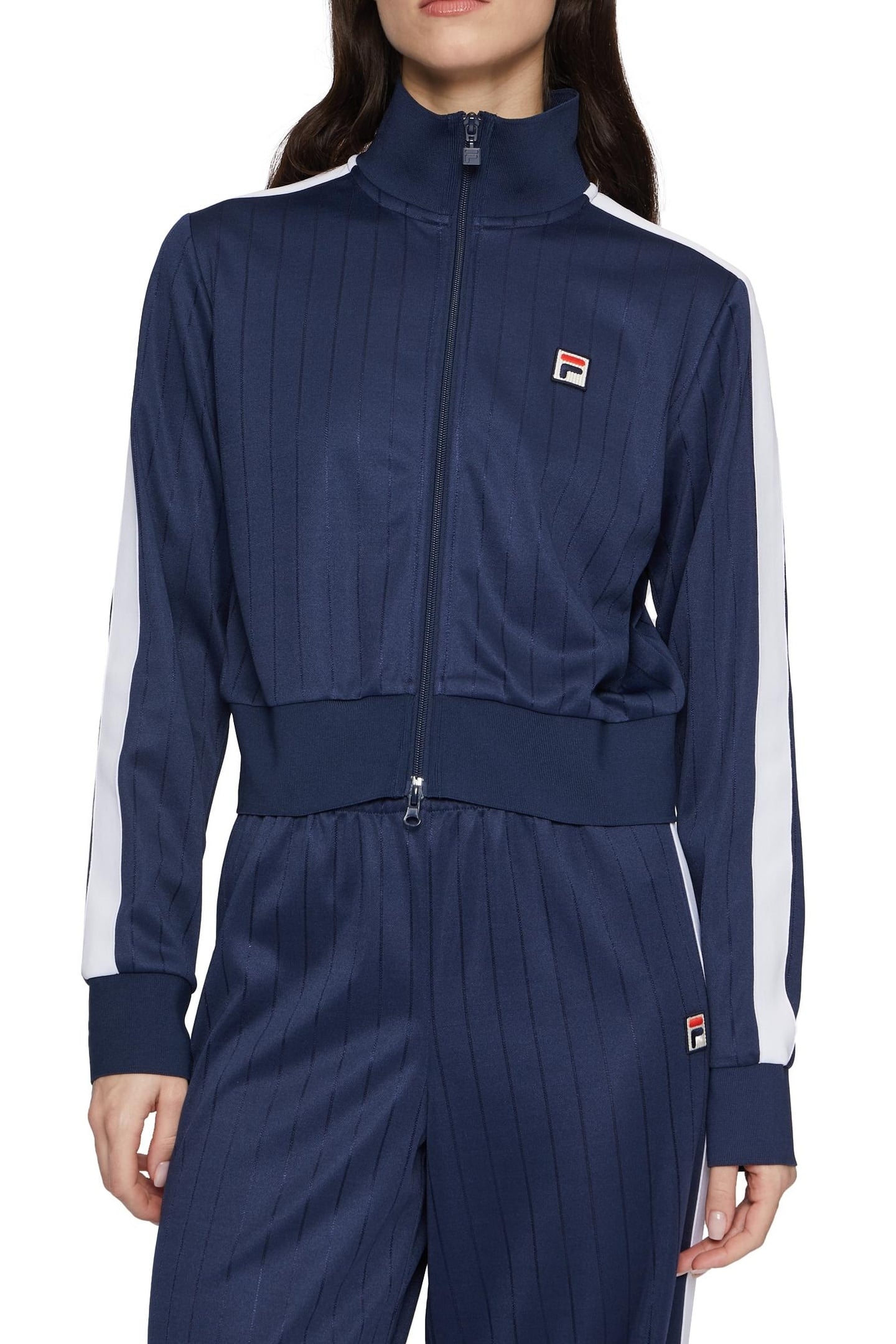 LORCE CROPPED TRACK JACKET BLACK IRIS 1