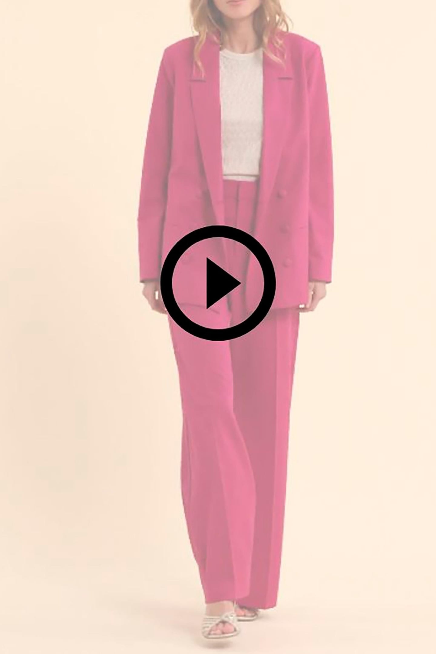 PURPLE DOUBLE-BREASTED SUIT JACKET VIOLINE 3