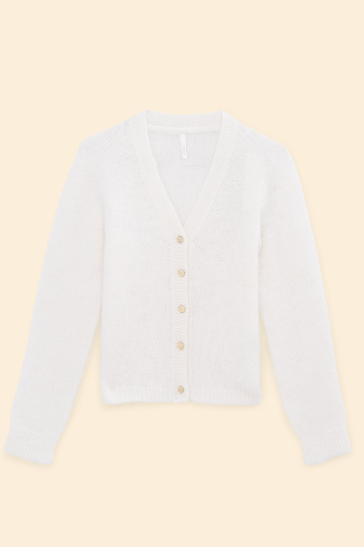 OFF-WHITE FANCY KNIT CARDIGAN OFF-WHITE 2