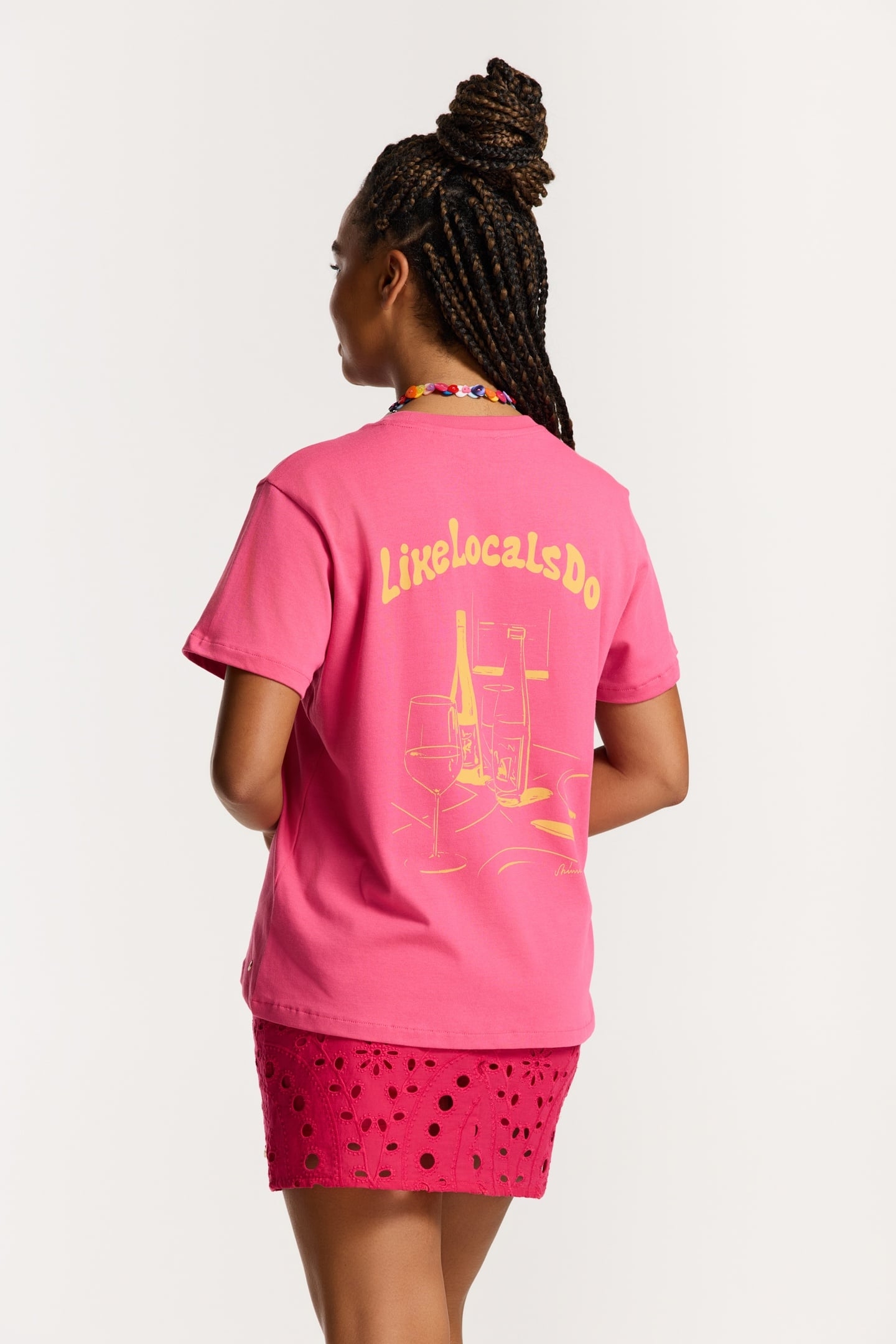 NOA LIKE LOCALS DO T-SHIRT PINK MAGENTA 7