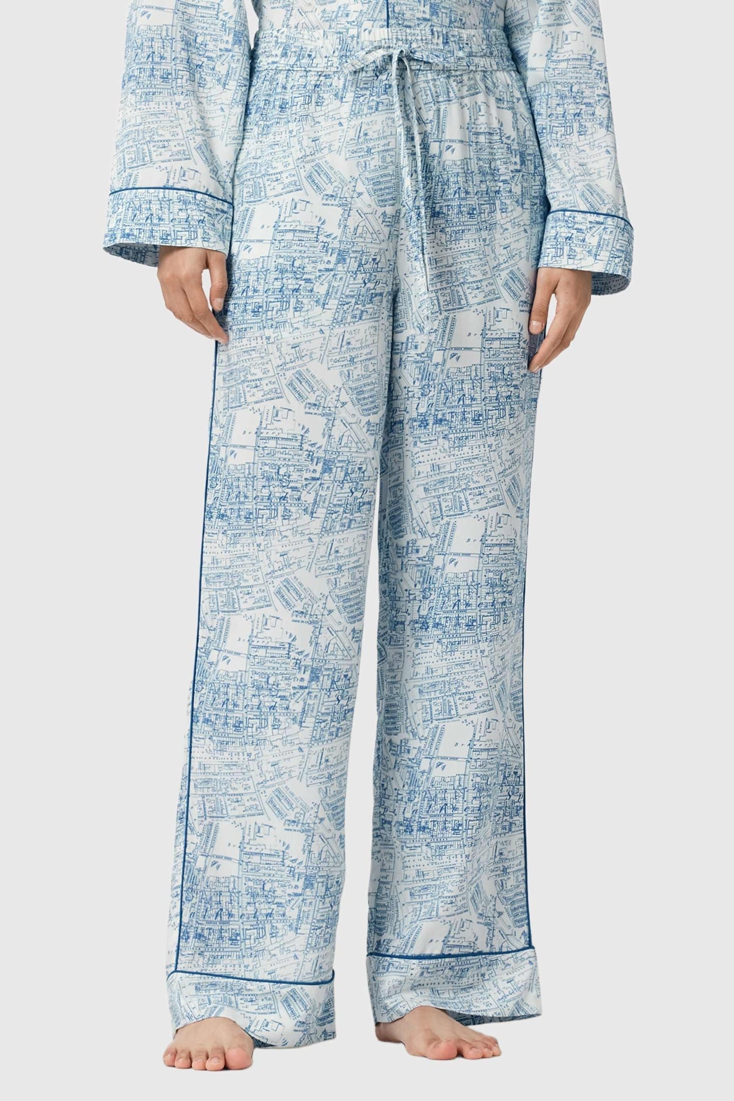 MAUDE PJ SET MAP BLUE 3