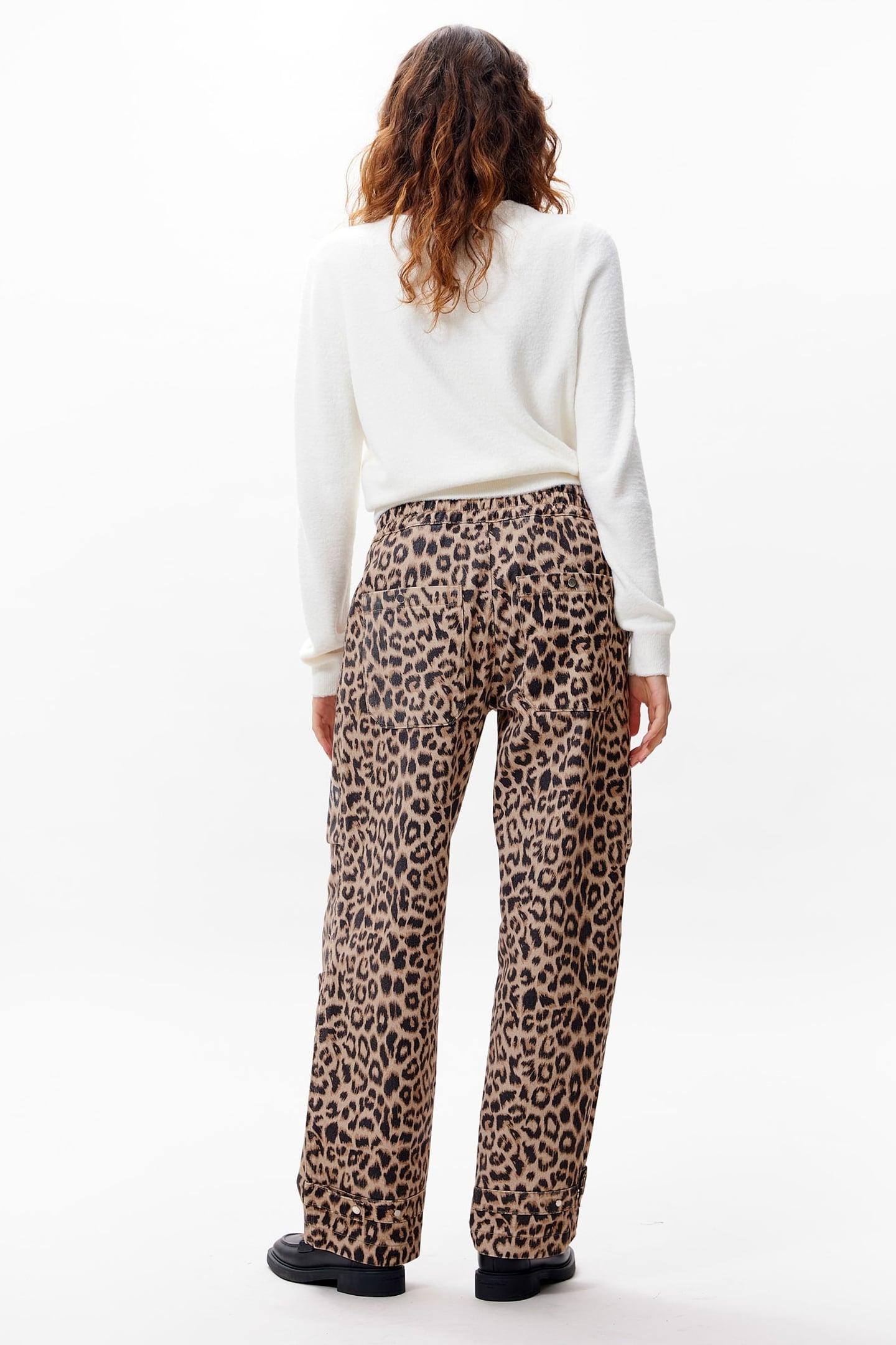 LEOPARD TROUSERS SESAME 3
